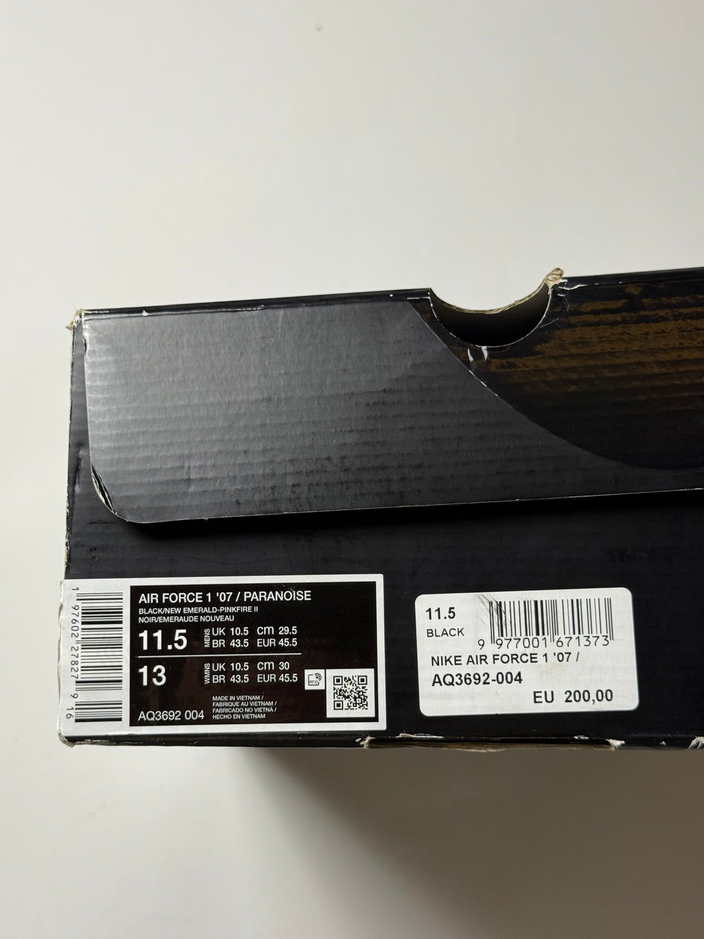 Air Force 1 ‘07 x PEACEMINUSONE “Paranoise 3.0” (45,5) *Használt - Kiváló