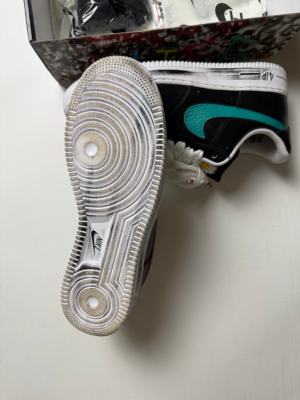 Air Force 1 ‘07 x PEACEMINUSONE “Paranoise 3.0” (45,5) *Használt - Kiváló