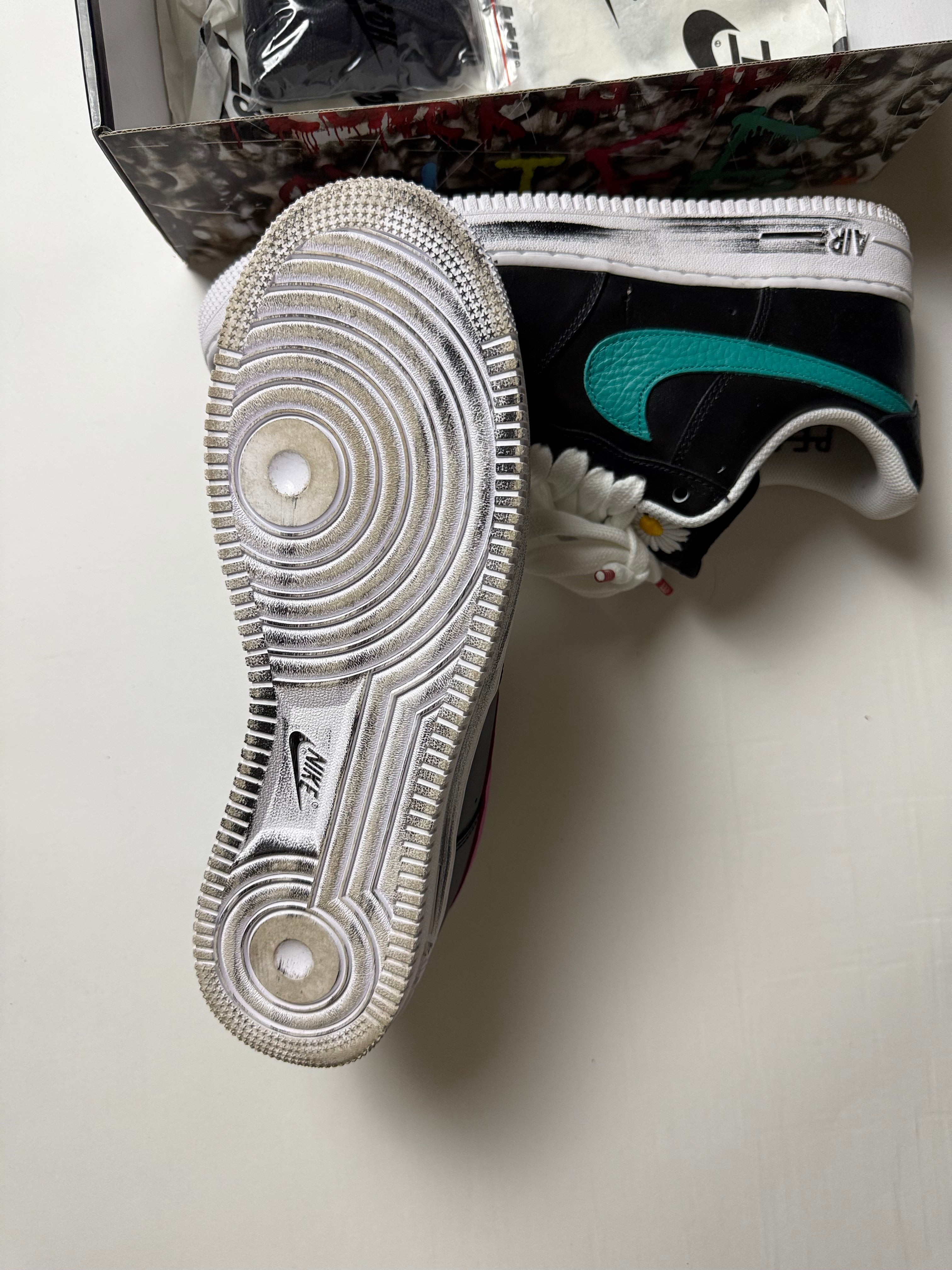 Air Force 1 ‘07 x PEACEMINUSONE “Paranoise 3.0” (45,5) *Használt - Kiváló