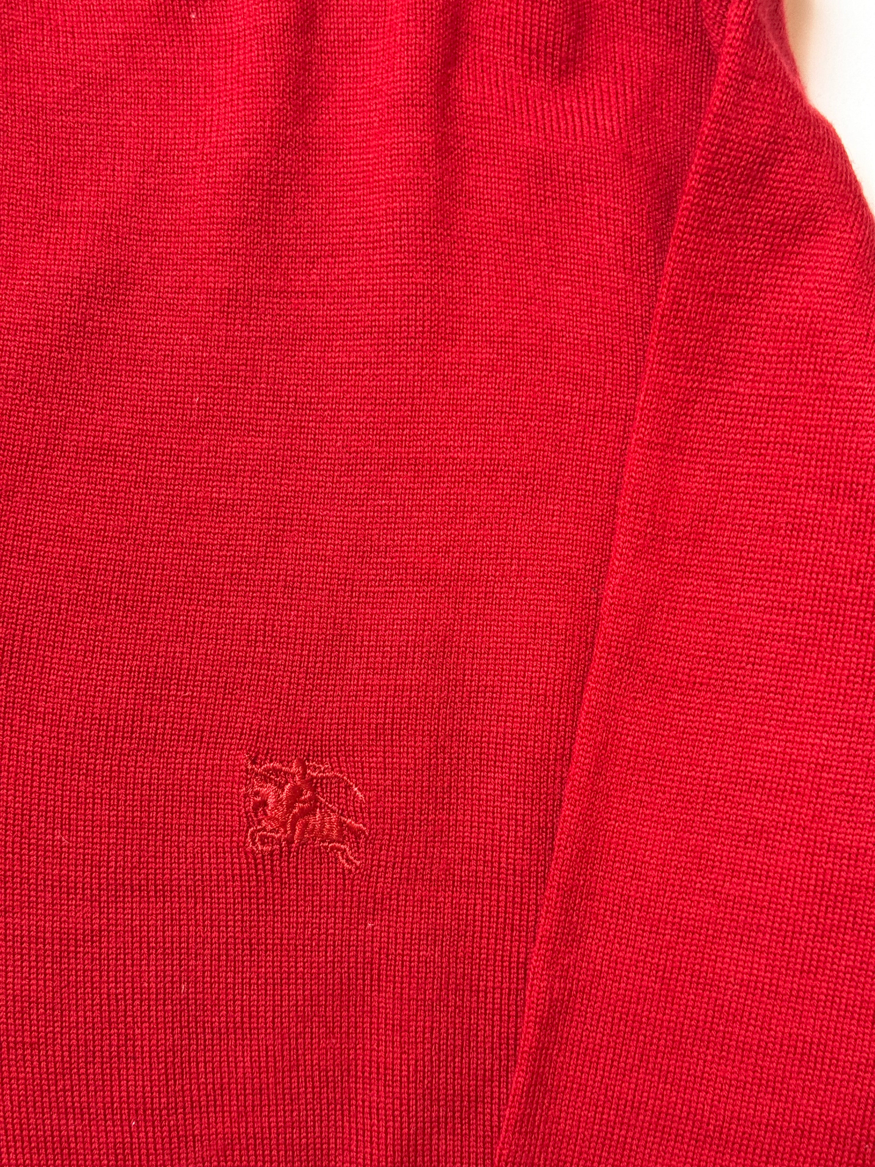 Burberry Red Sweater (XL)       *Használt - Kiváló