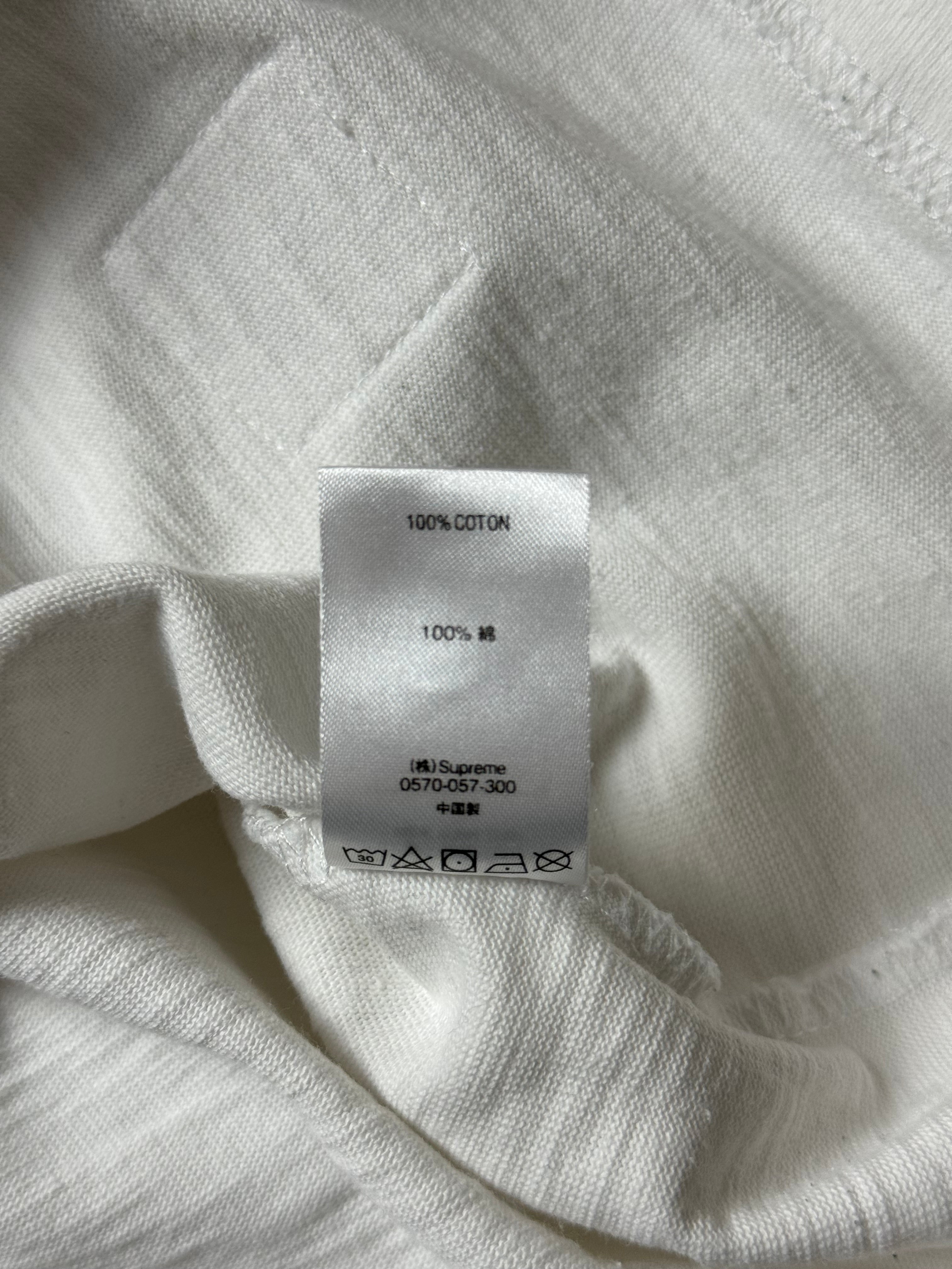 Supreme White T-Shirt (S)      *Használt - Kiváló