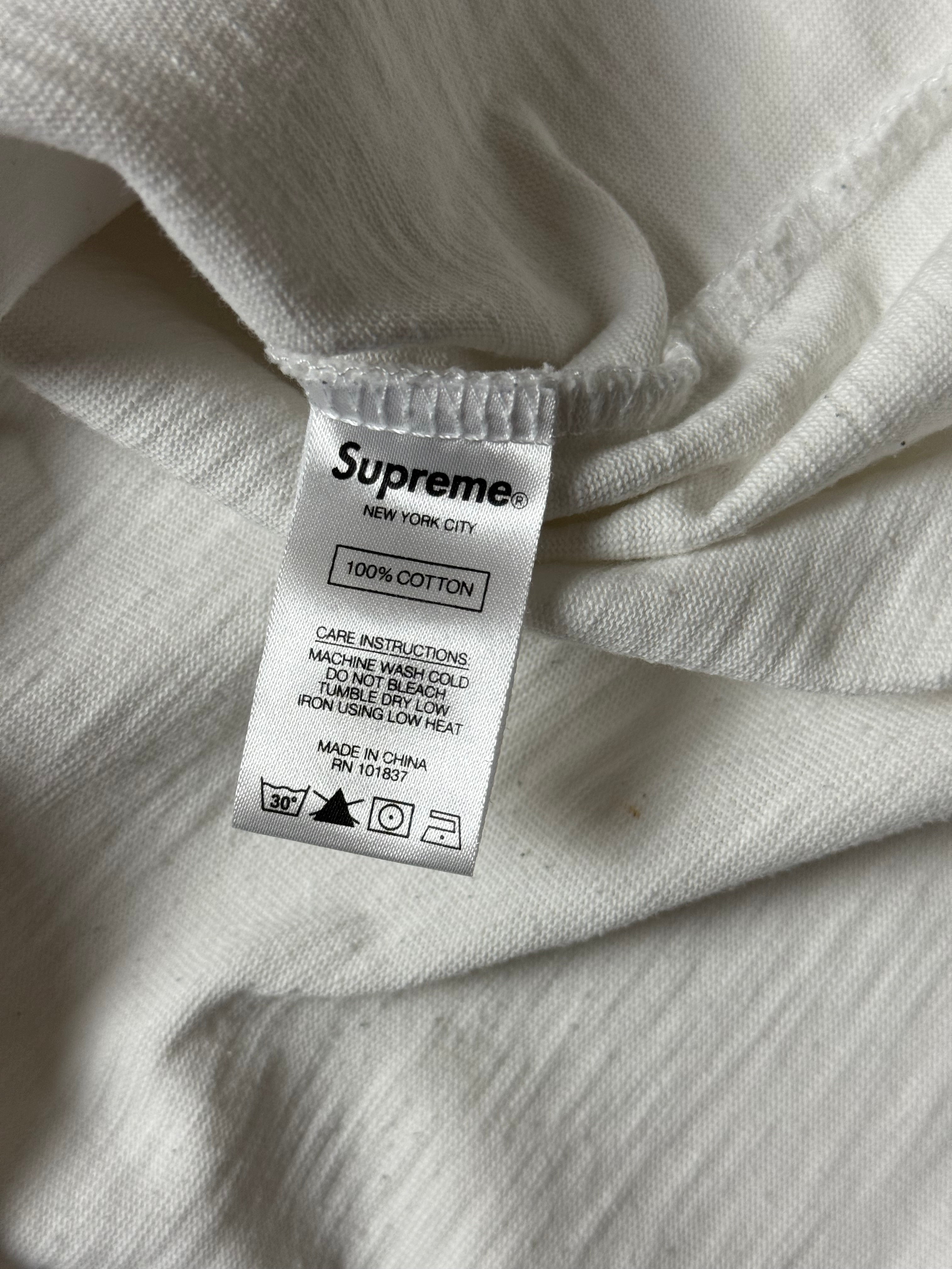 Supreme White T-Shirt (S)      *Használt - Kiváló