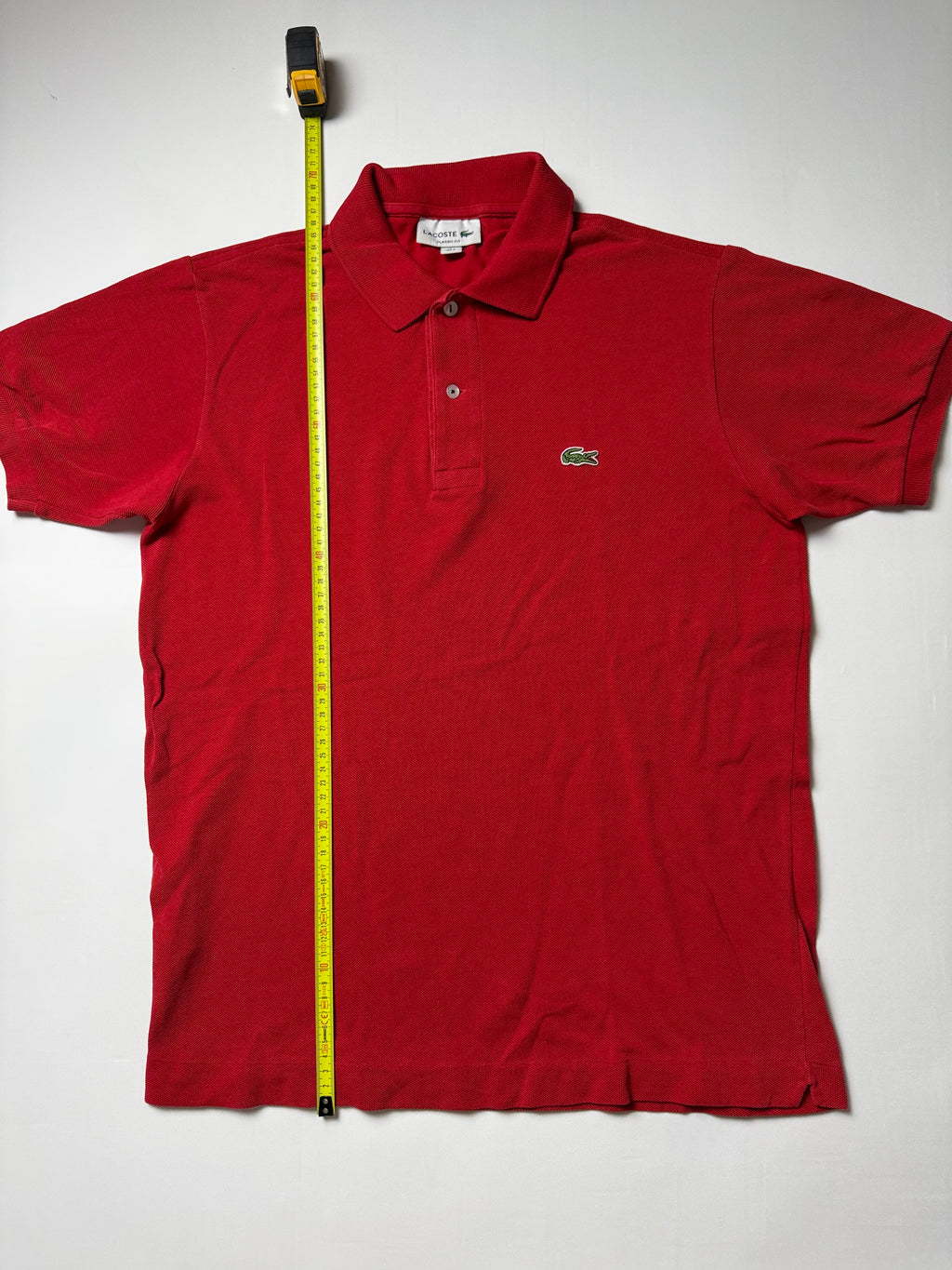 Lacoste Red Polo Shirt (S)           *Gebraucht - Ausgezeichnet