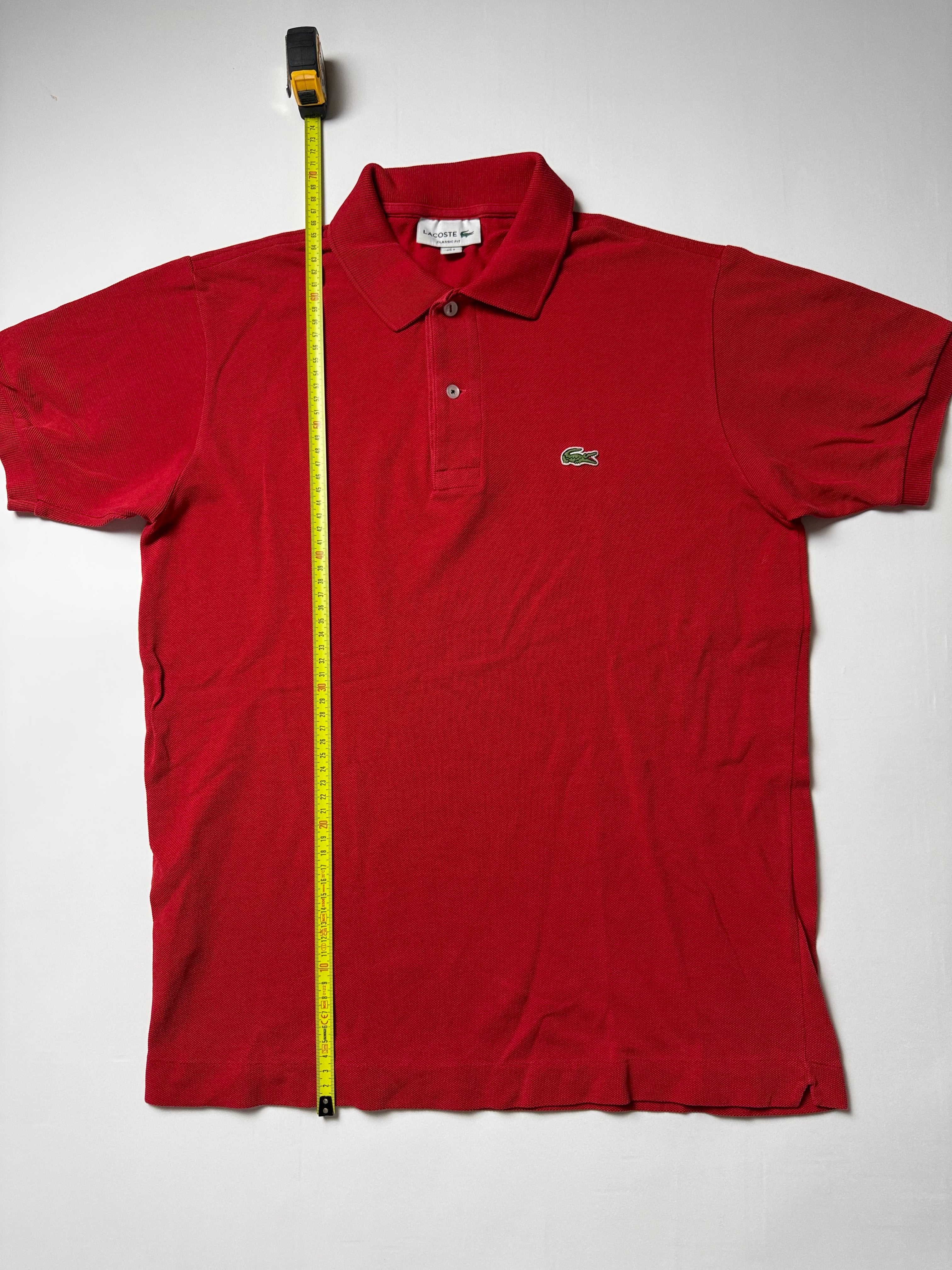 Lacoste Red Polo Shirt (S)           *Gebraucht - Ausgezeichnet