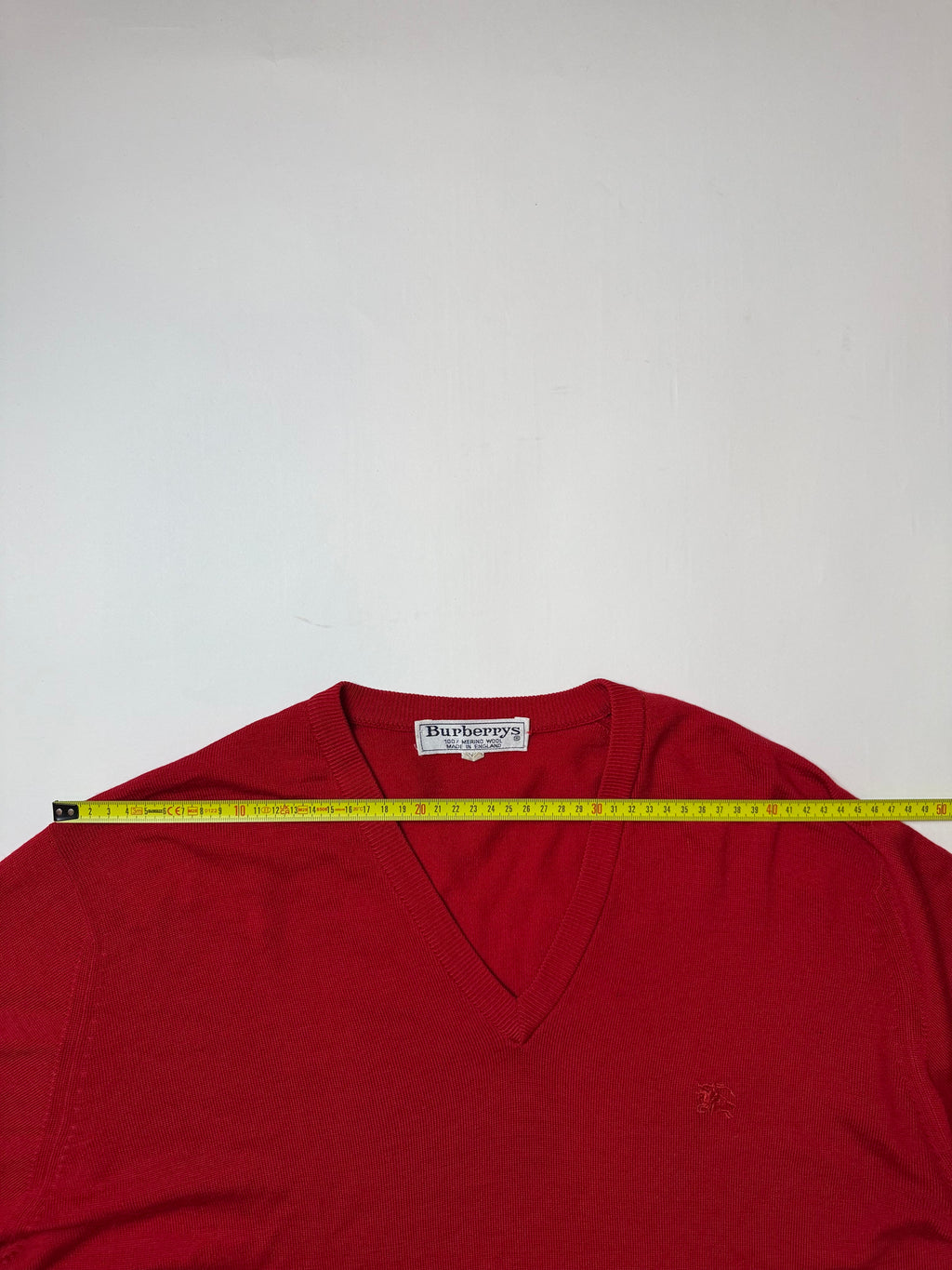 Burberry Red Sweater (XL)       *Használt - Kiváló