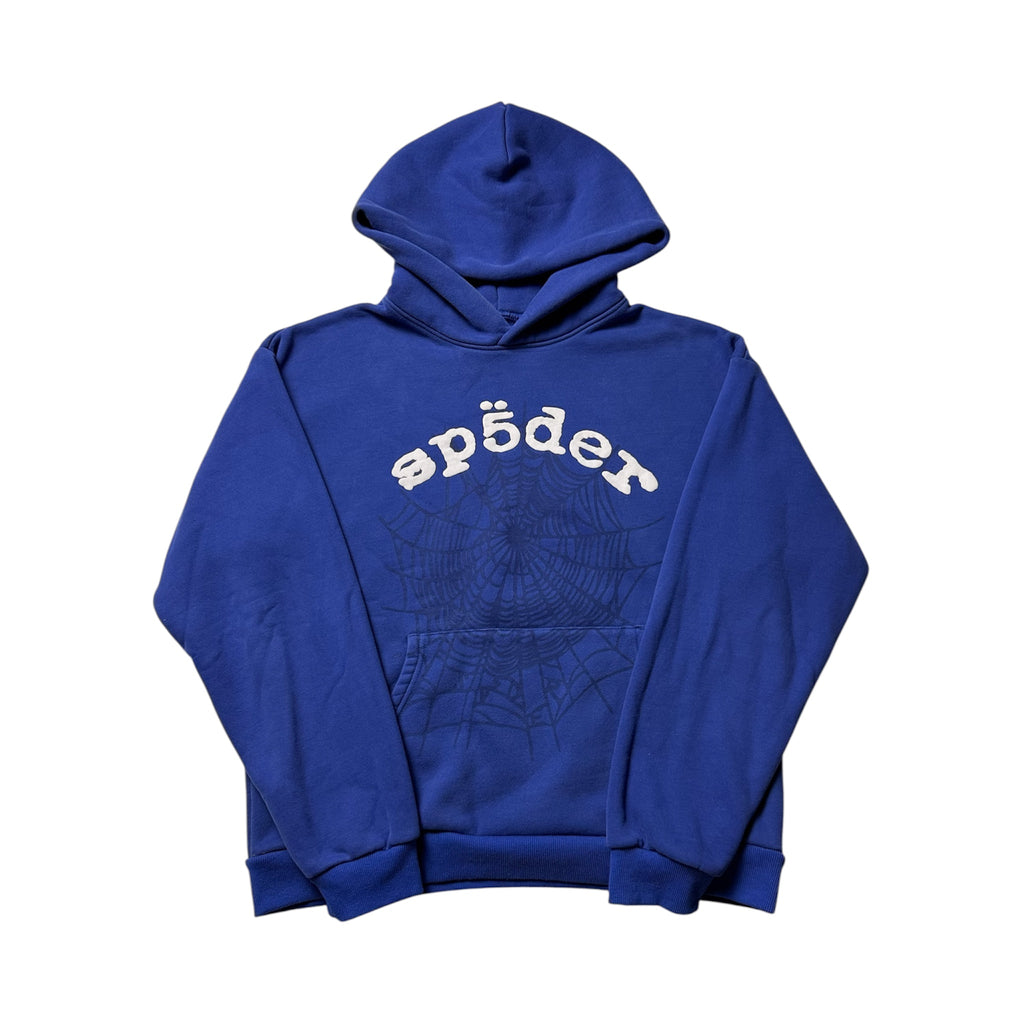 Sp5der Blue Hoodie (L)              *Használt - Kiváló