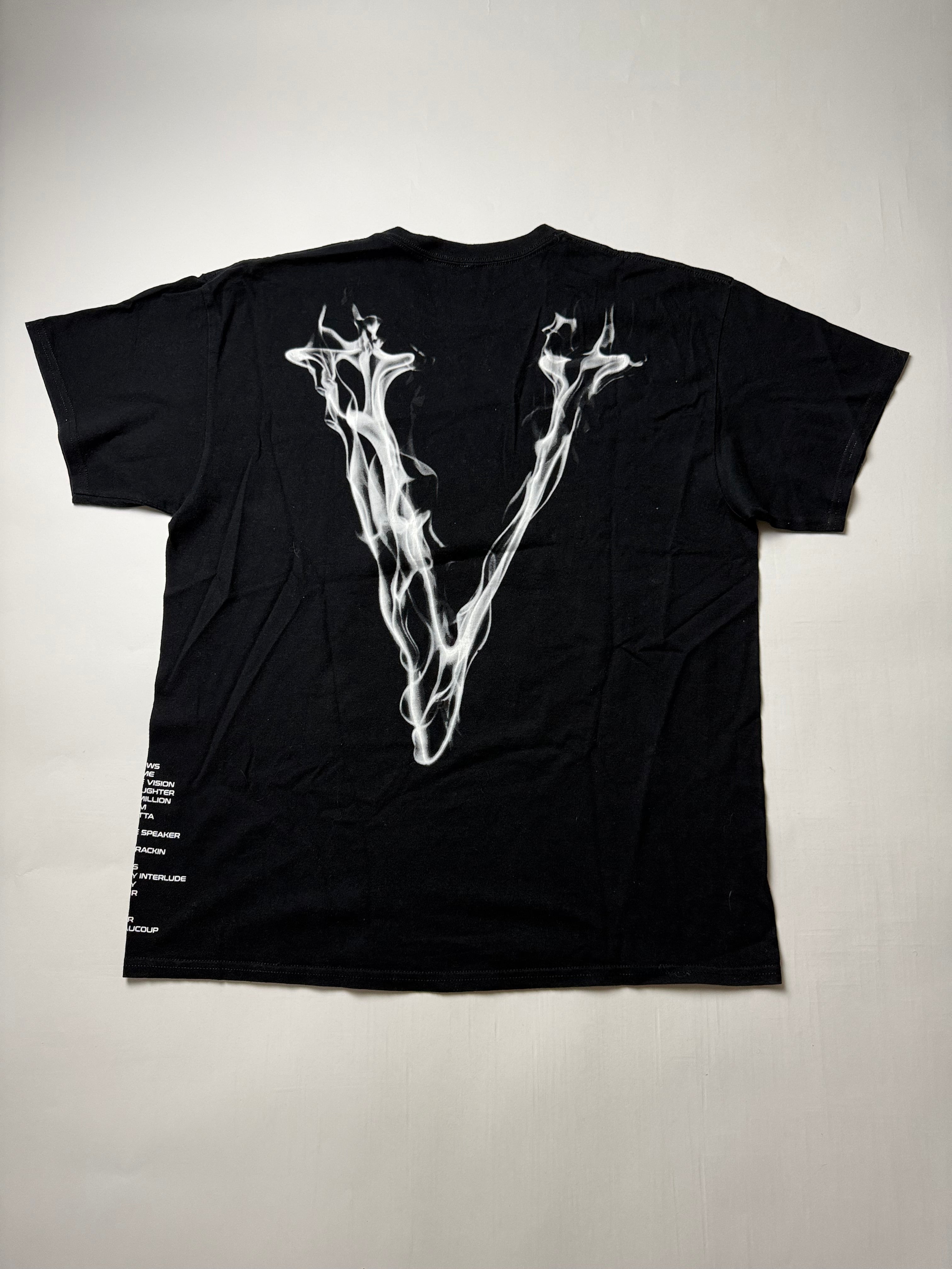 Vlone x Pop Smoke T-Shirt (XL)        *Használt - Kiváló