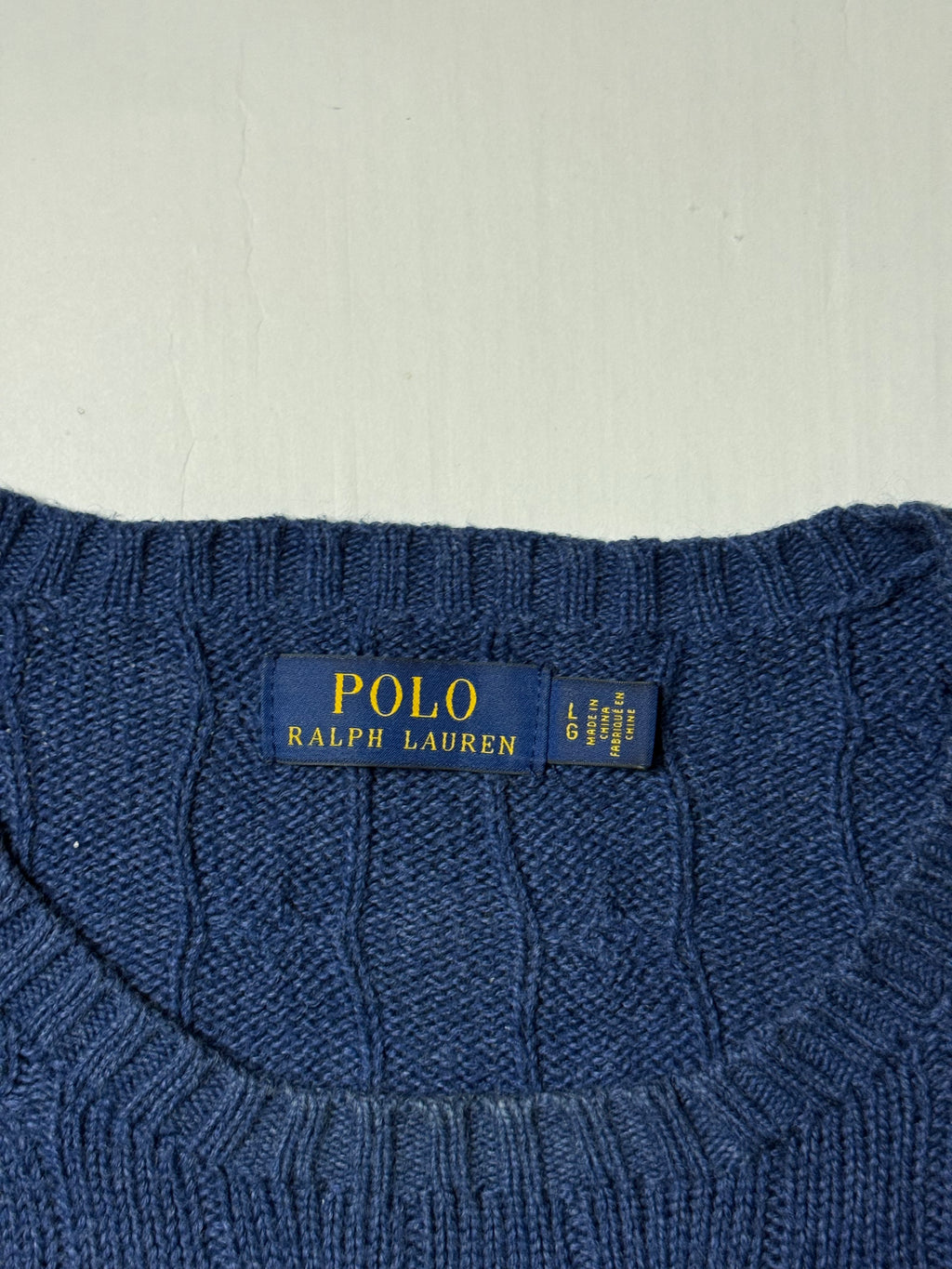 Polo Ralph Lauren Cable Knit Sweater (L) *Használt - Kiváló