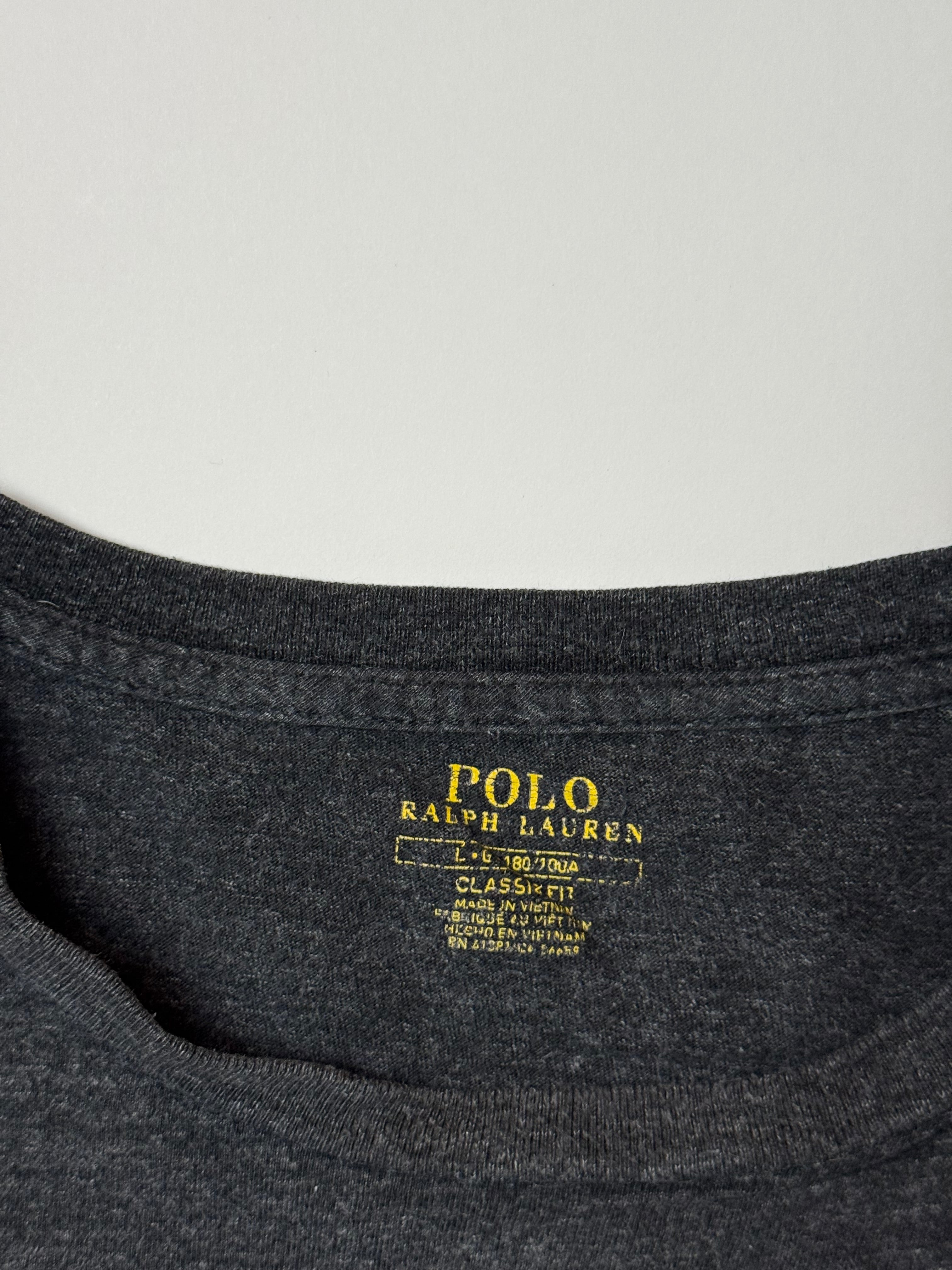 Ralph Lauren Grey T-Shirt (L)         Használt - Kiváló