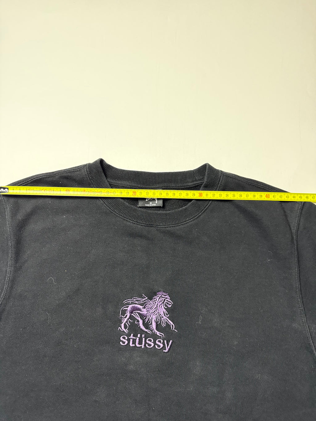 Stüssy Black Sweater (S)    *Használt - Kiváló
