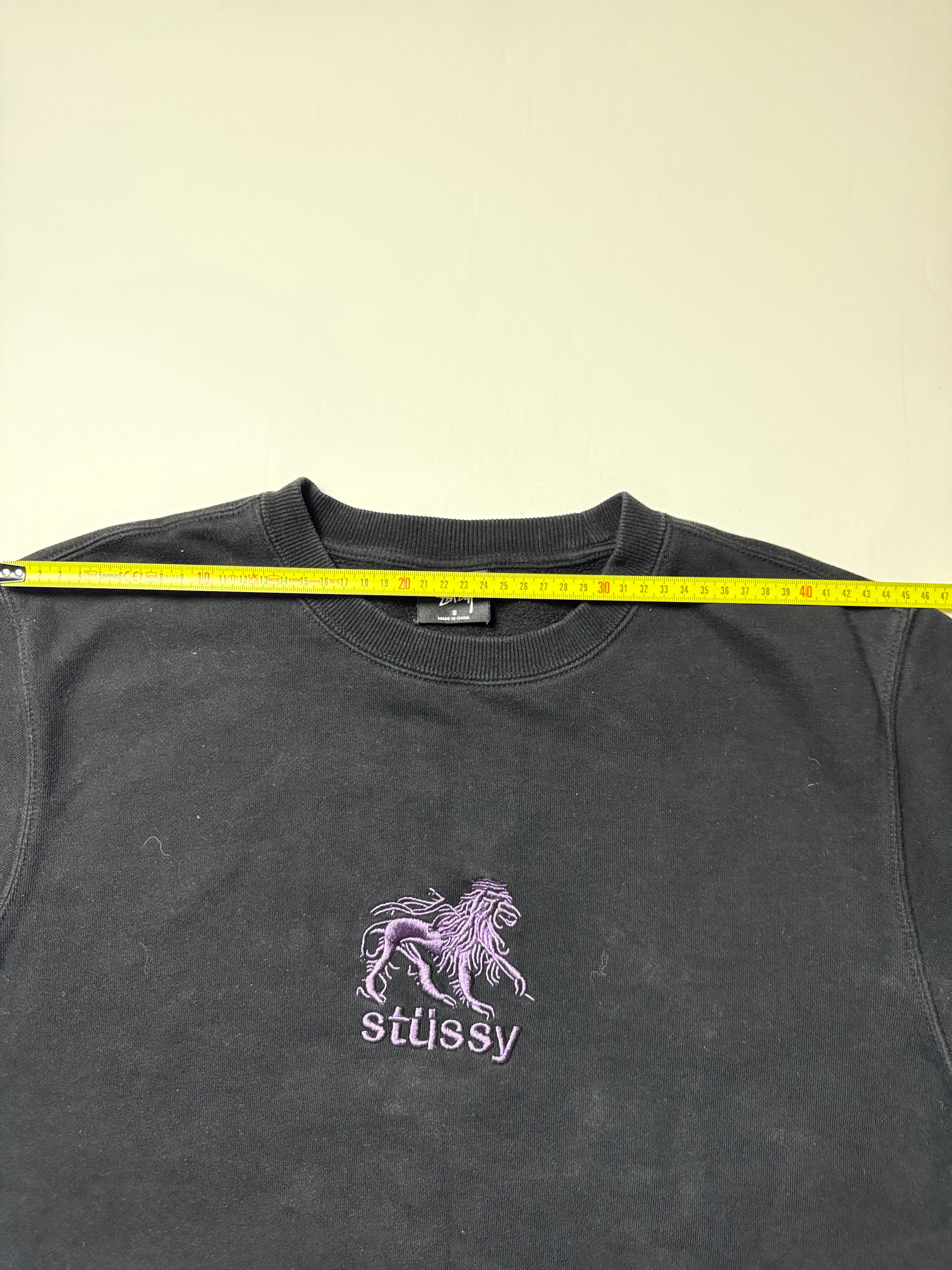 Stüssy Black Sweater (S)    *Használt - Kiváló