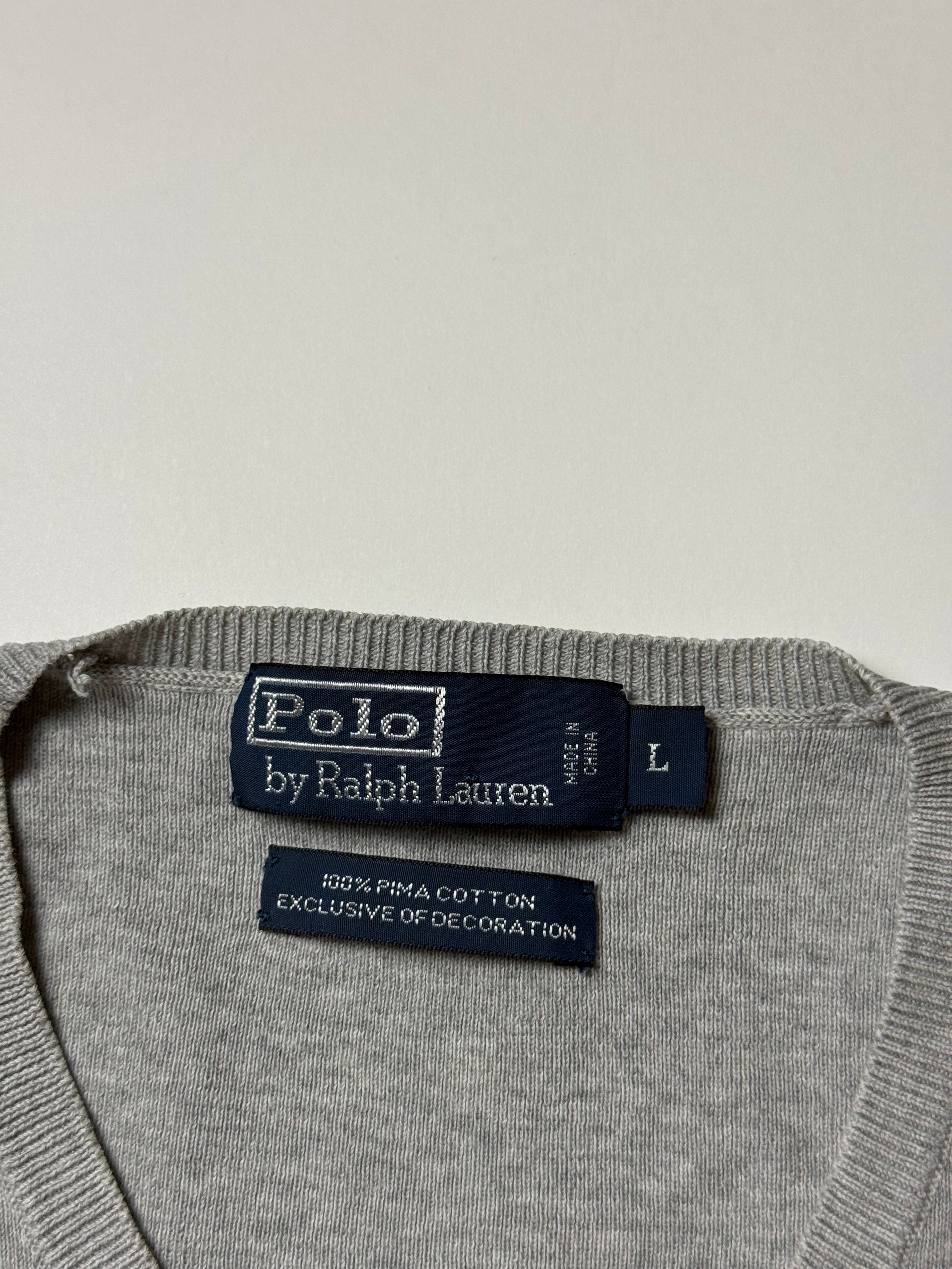 Ralph Lauren Grey Sweater (L)      *Használt - Kiváló