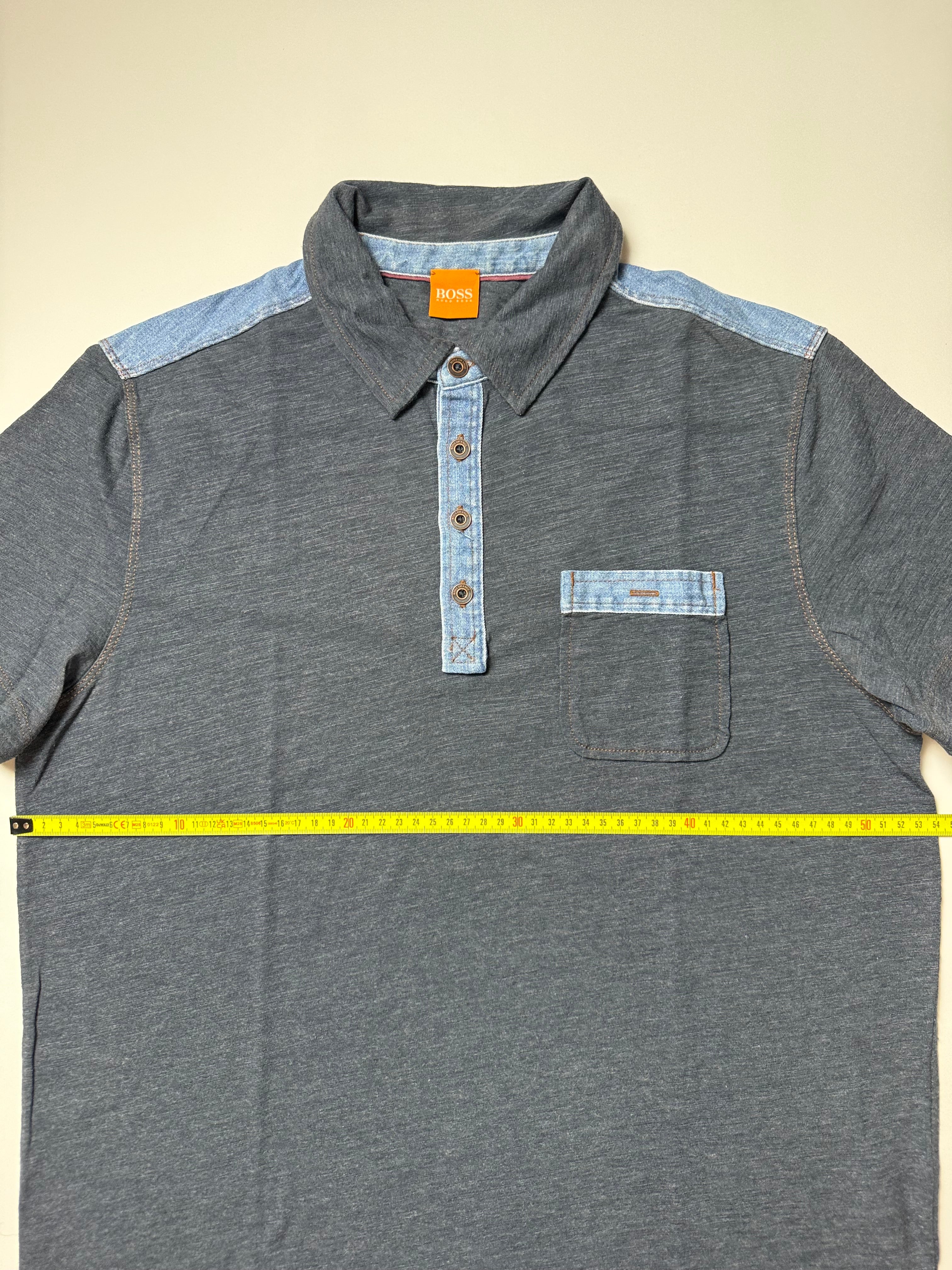Hugo Boss graues Poloshirt (L)      *Gebraucht - Ausgezeichnet