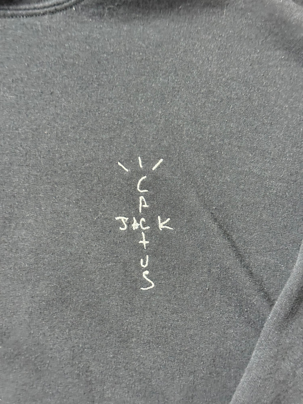 Travis Scott Cactus Jack Black Hoodie (L)     *Használt - Kiváló