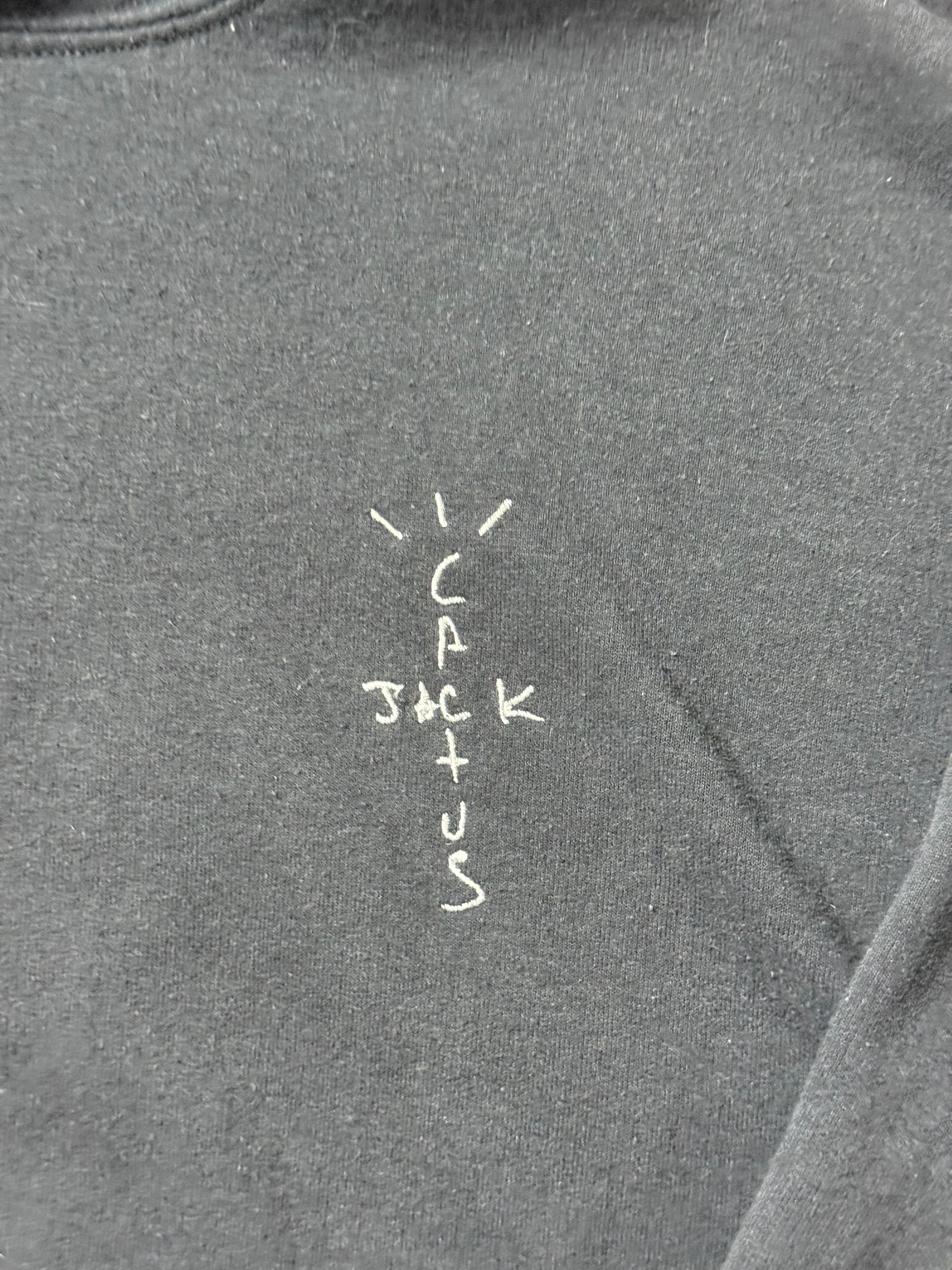 Travis Scott Cactus Jack Black Hoodie (L)     *Gebraucht - Ausgezeichnet