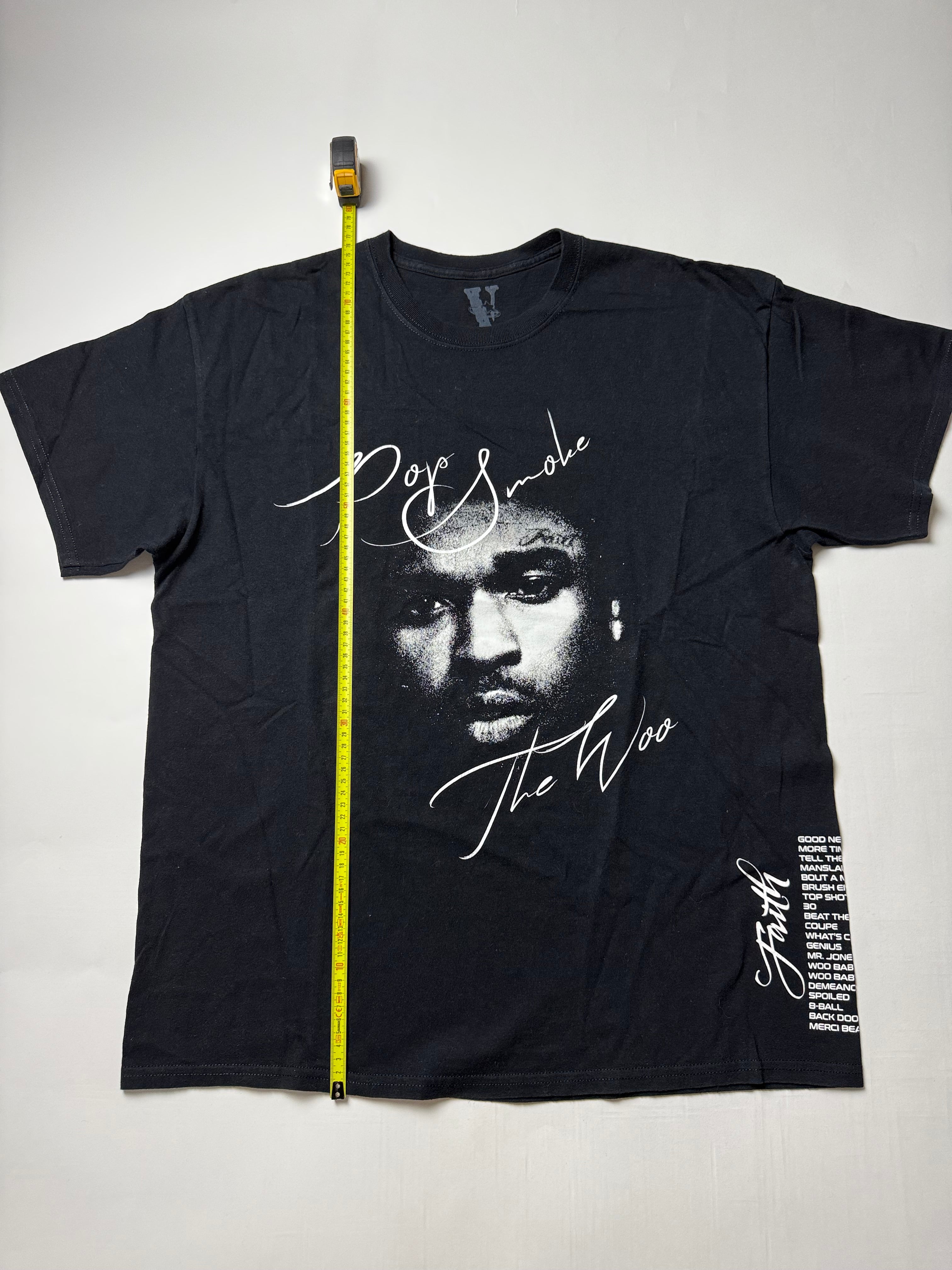 Vlone x Pop Smoke T-Shirt (XL)        *Használt - Kiváló