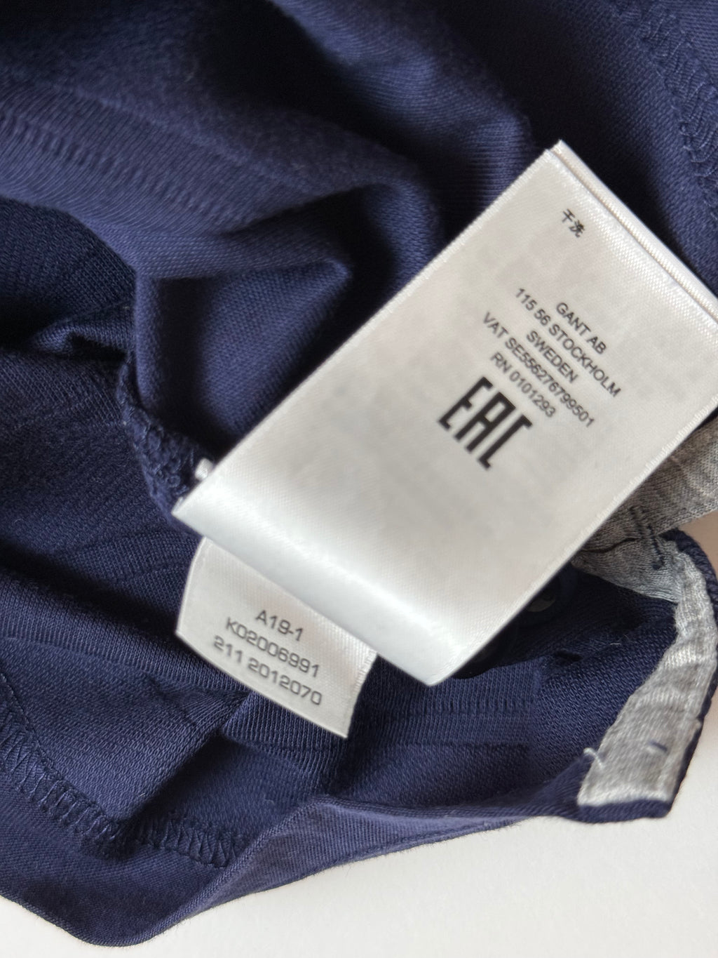 Gant Navy Blue Polo Shirt (M)     *Használt - Kiváló