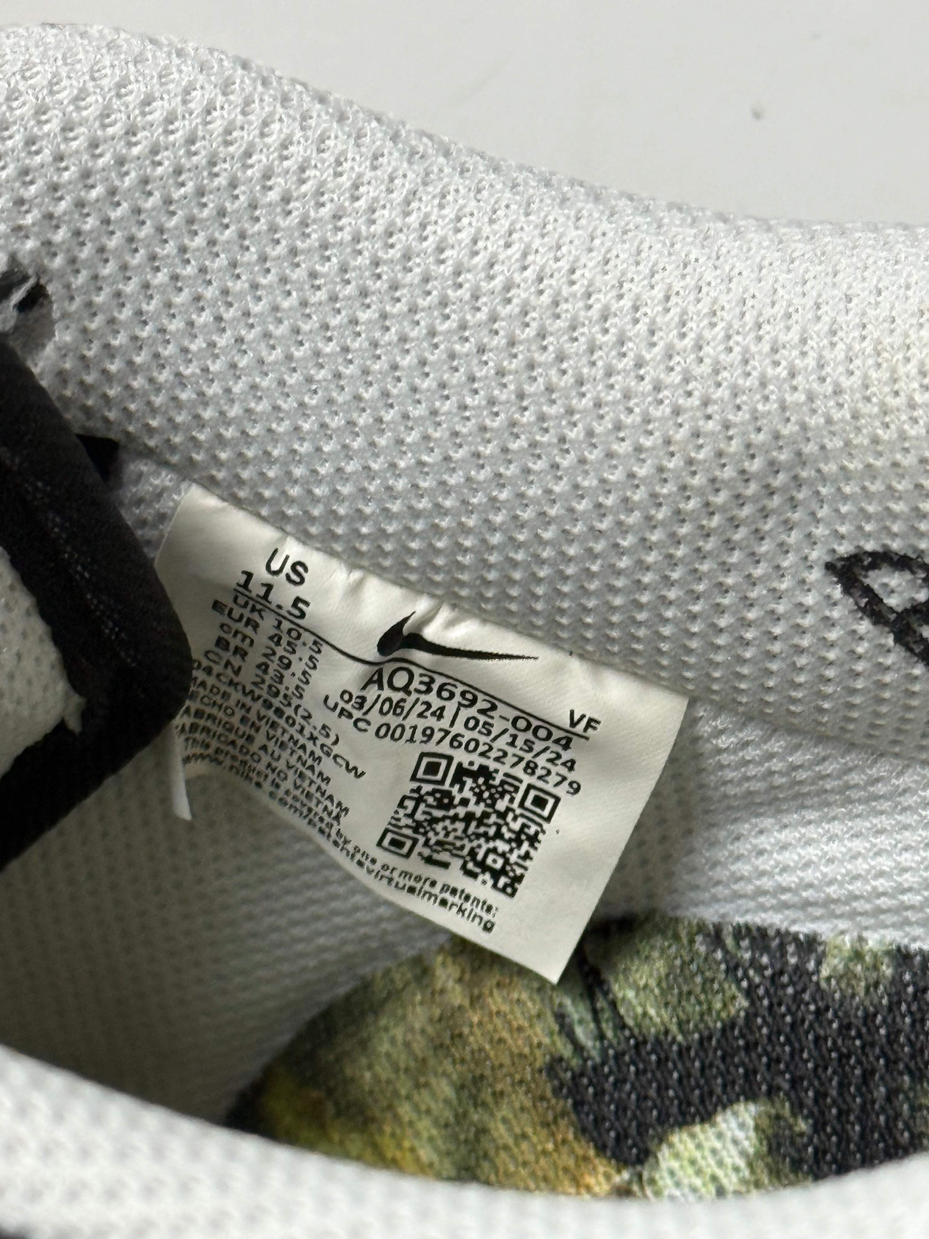 Air Force 1 ‘07 x PEACEMINUSONE “Paranoise 3.0” (45,5) *Használt - Kiváló