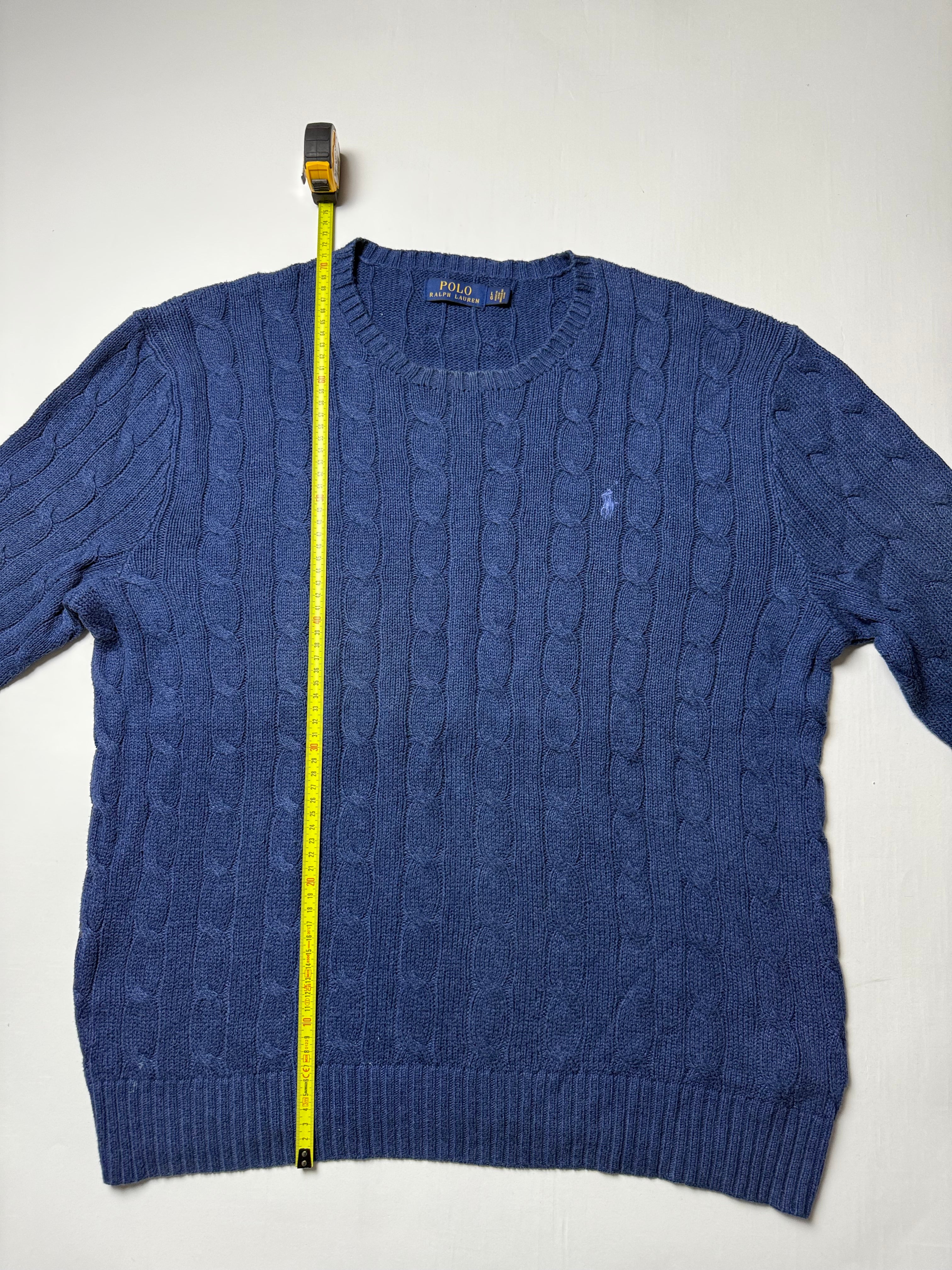Polo Ralph Lauren Cable Knit Sweater (L) *Használt - Kiváló