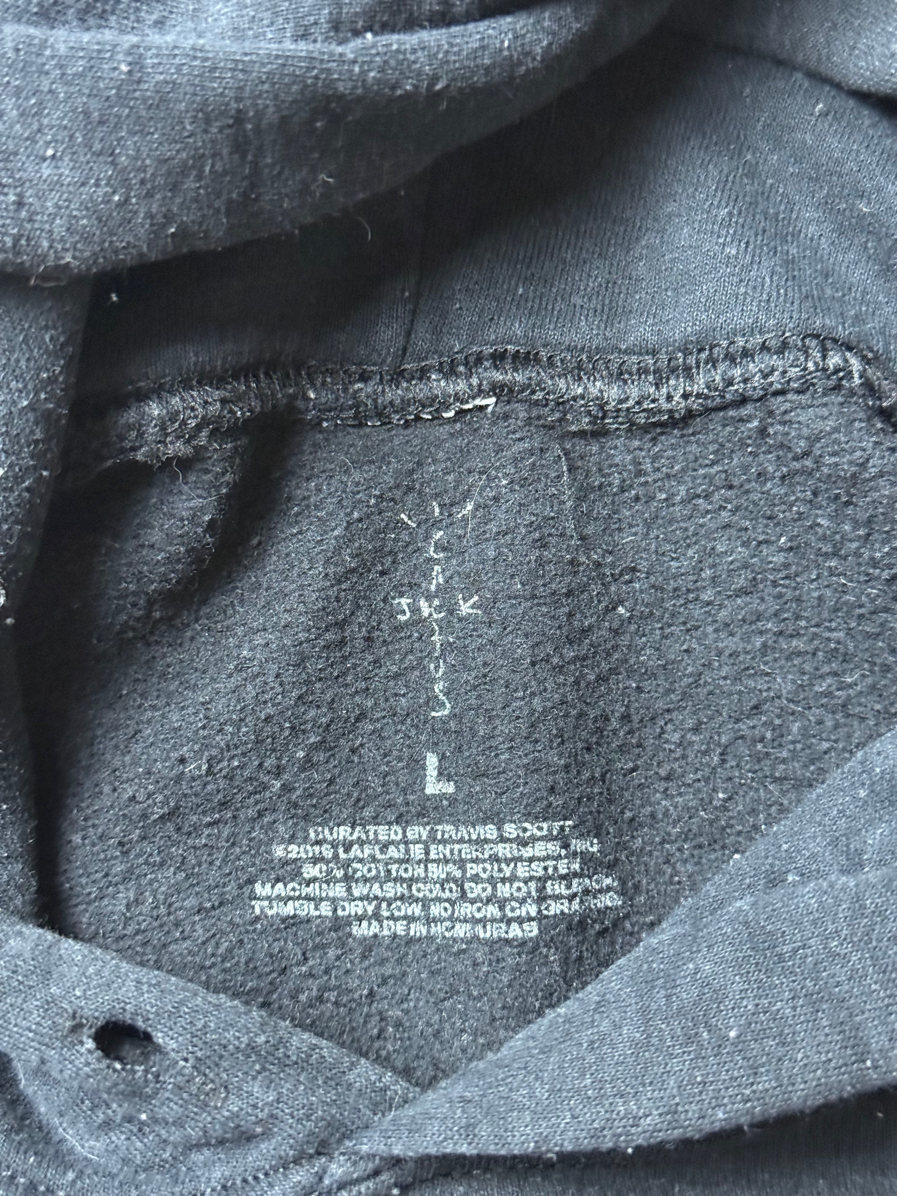 Travis Scott Cactus Jack Black Hoodie (L)     *Gebraucht - Ausgezeichnet