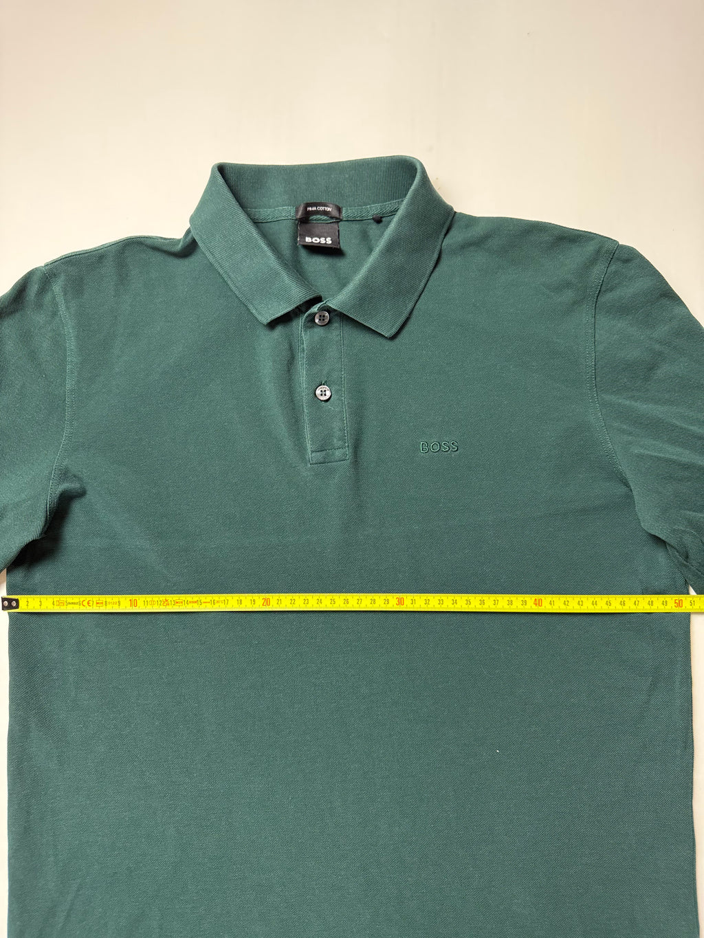 Hugo Boss Green Langarm-Poloshirt (M) *Gebraucht - Ausgezeichnet