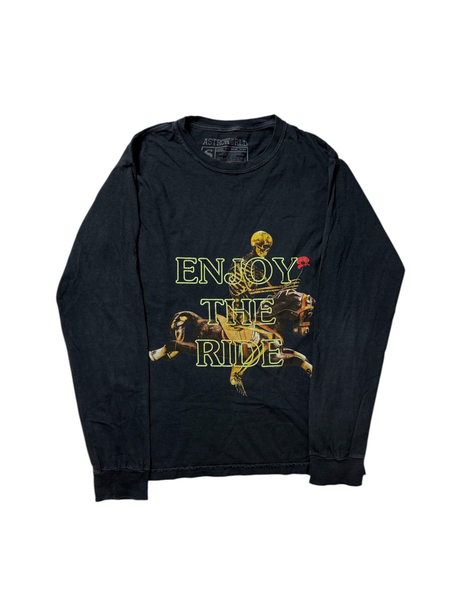 Travis Scott Langarm-T-Shirt (S) *Gebraucht - Ausgezeichnet