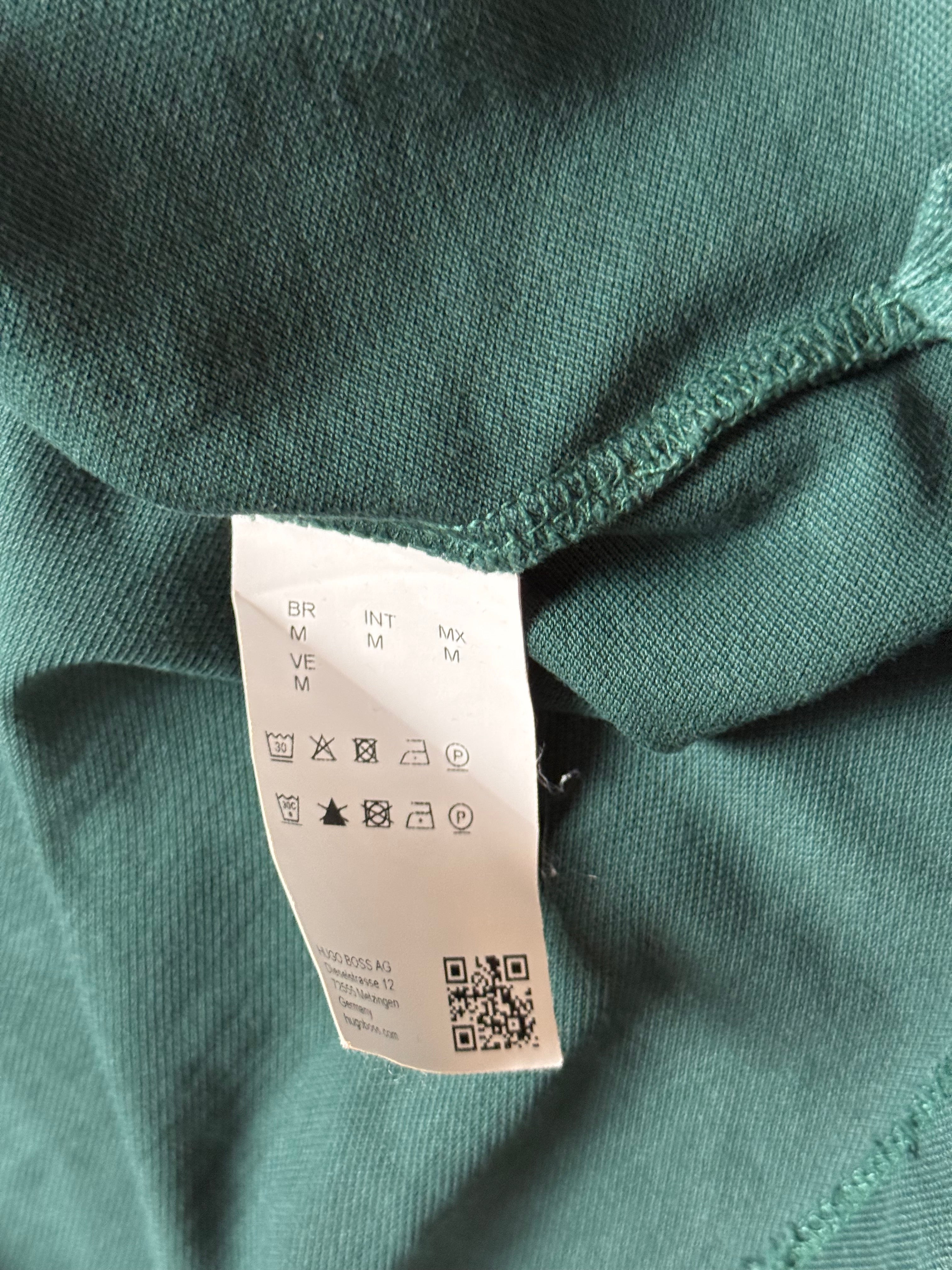 Hugo Boss Green Longsleeve Polo Shirt (M) *Használt - Kiváló