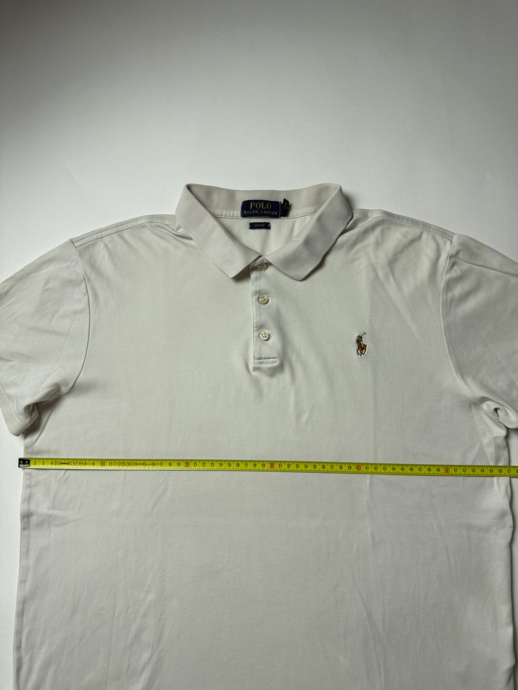 Ralph Lauren Oxford Logo White Polo Shirt      *Használt - Kiváló