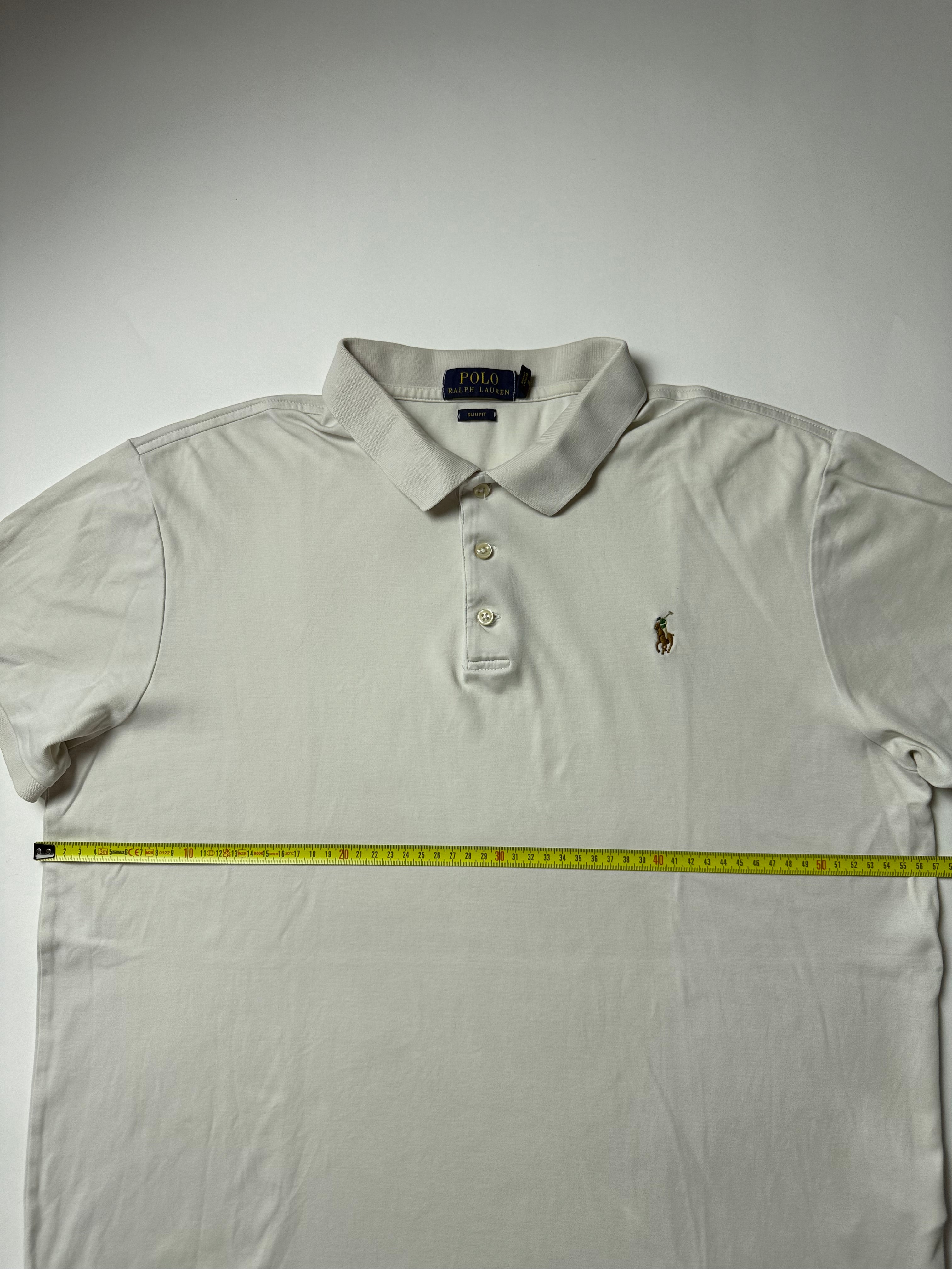 Ralph Lauren Oxford Logo White Polo Shirt      *Használt - Kiváló