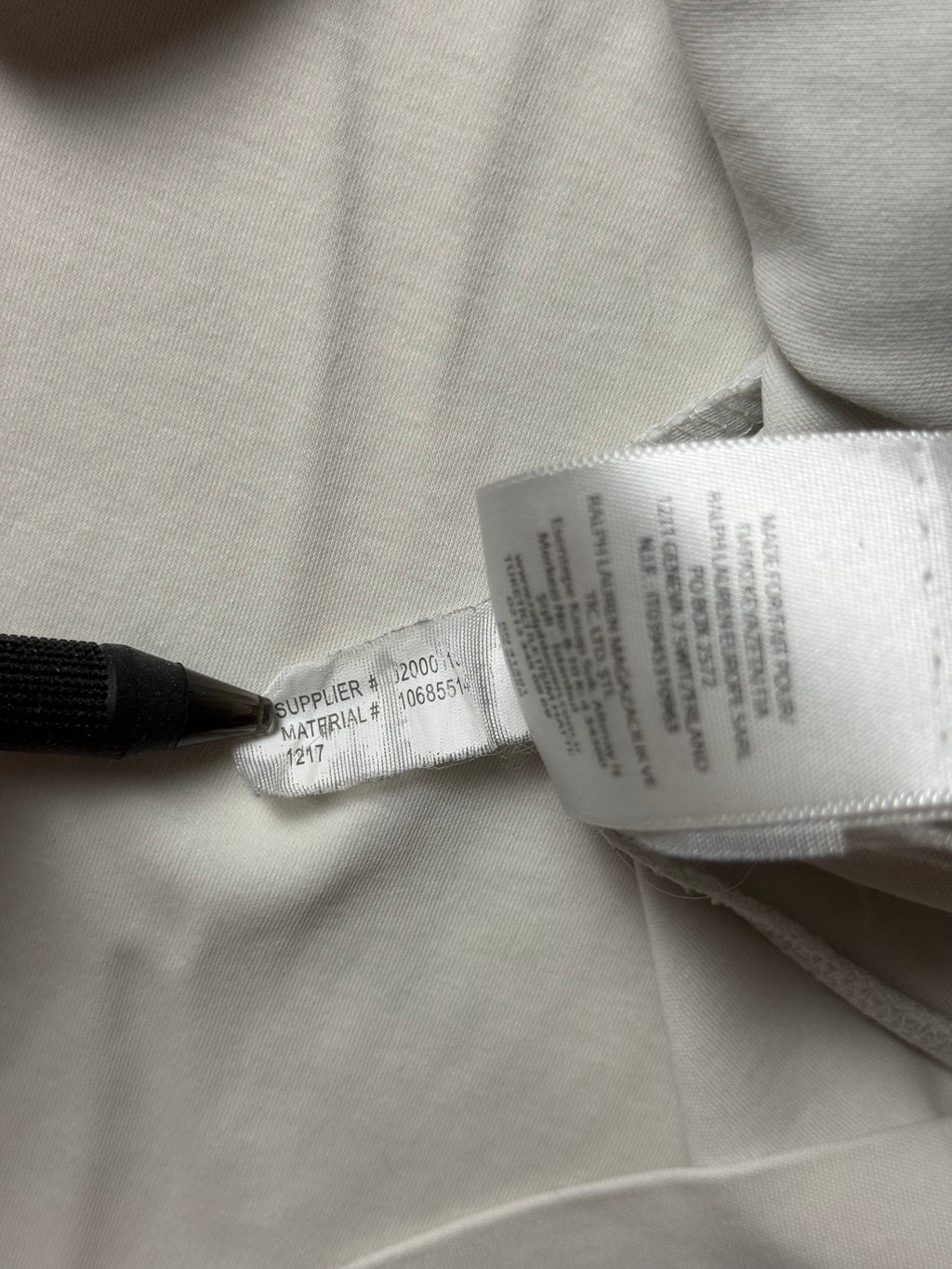 Ralph Lauren Oxford Logo White Polo Shirt      *Használt - Kiváló