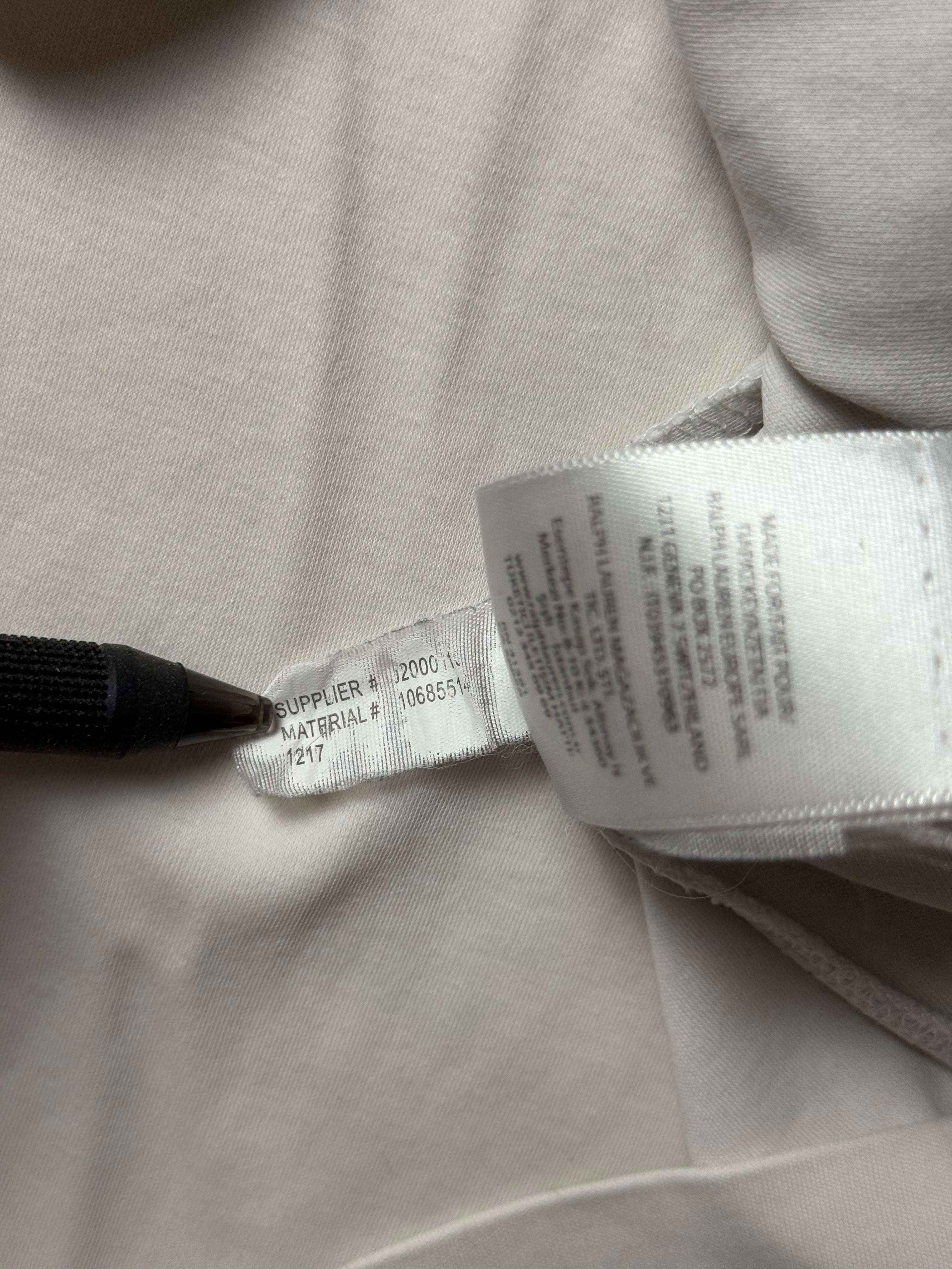 Ralph Lauren Oxford Logo White Polo Shirt      *Használt - Kiváló