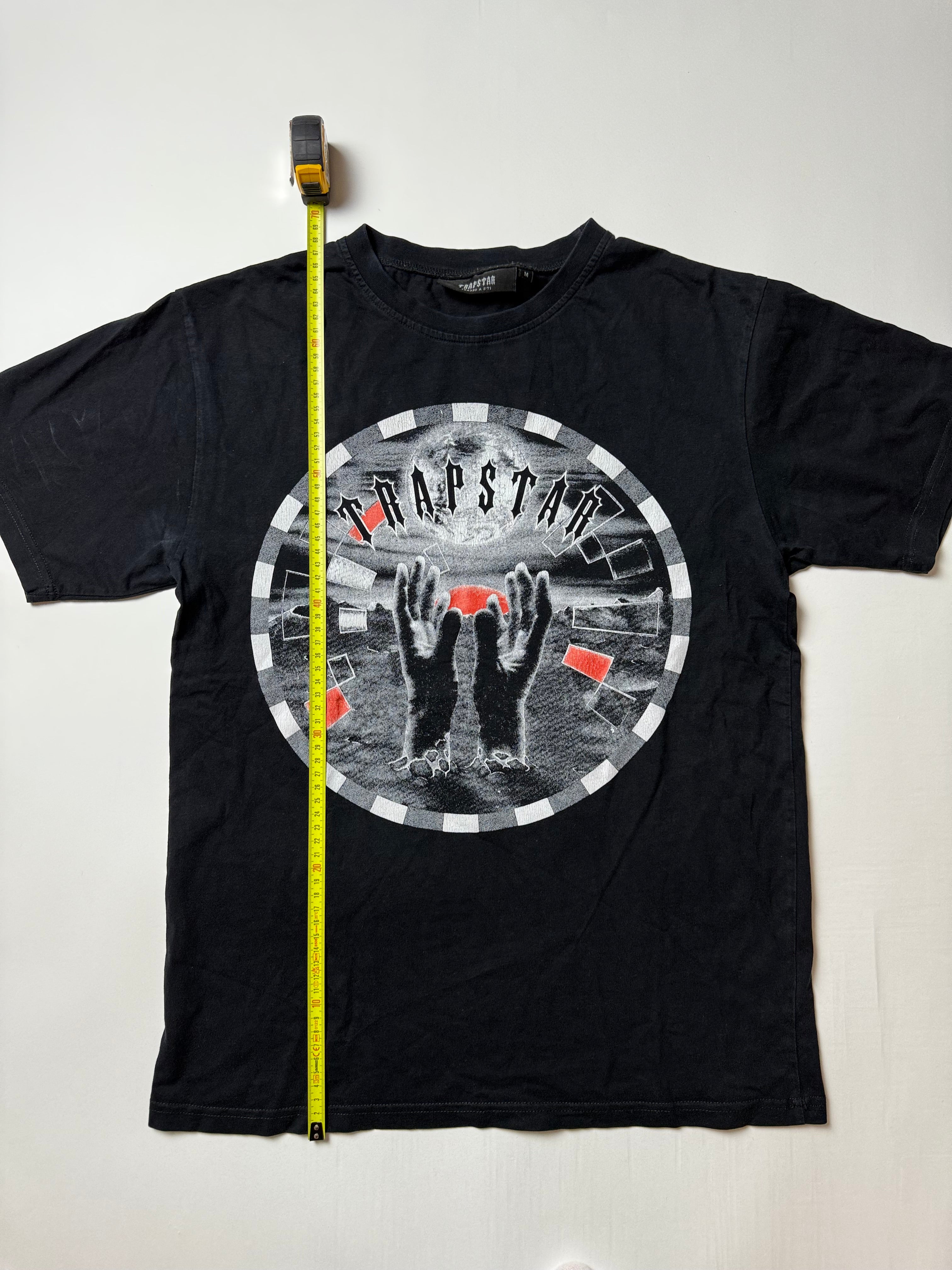 Trapstar Black T-Shirt (M) *Gebraucht - Ausgezeichneter Zustand