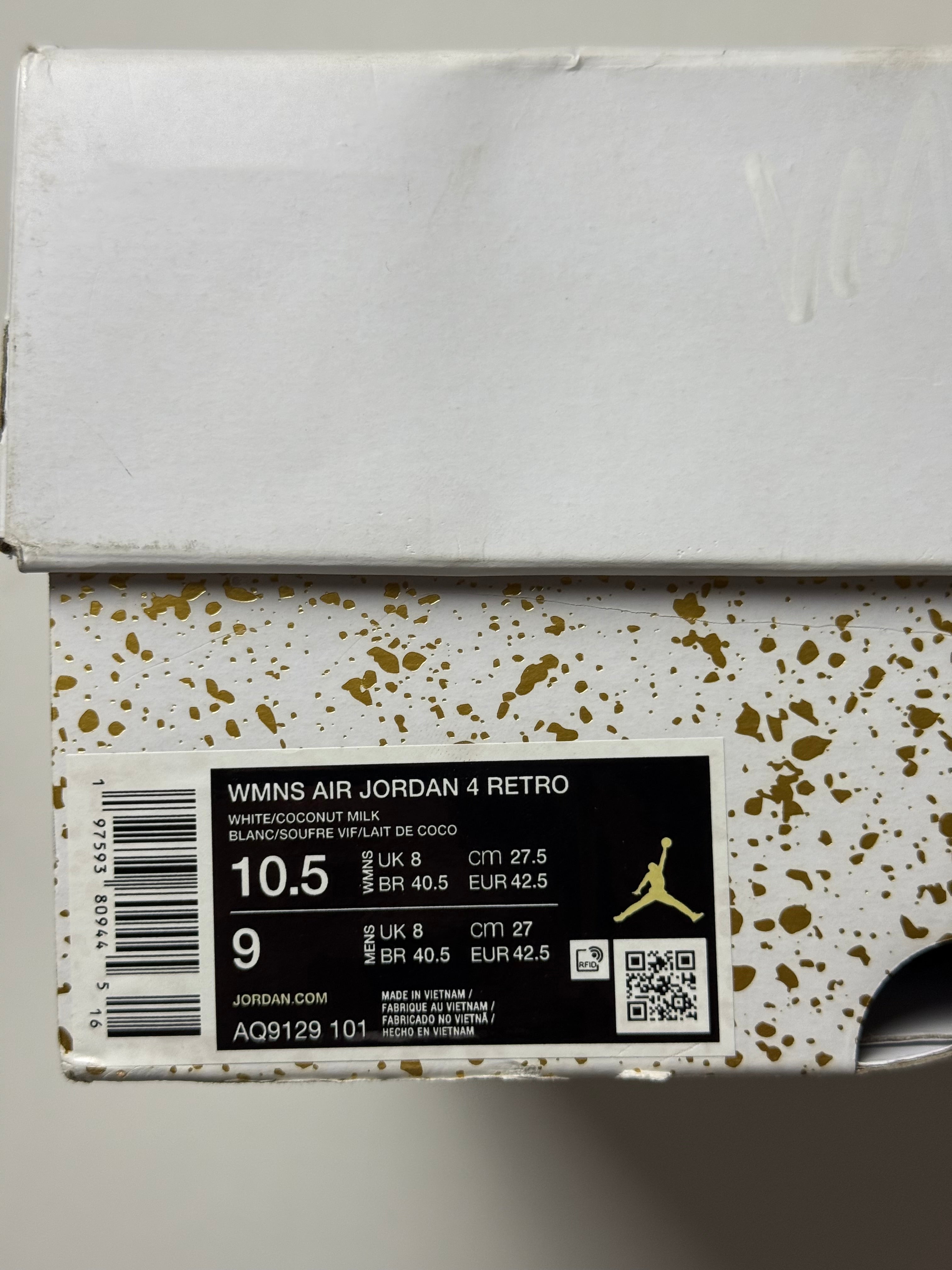 Jordan 4 Vivid Sulfur (42,5)    *Használt - Kiváló