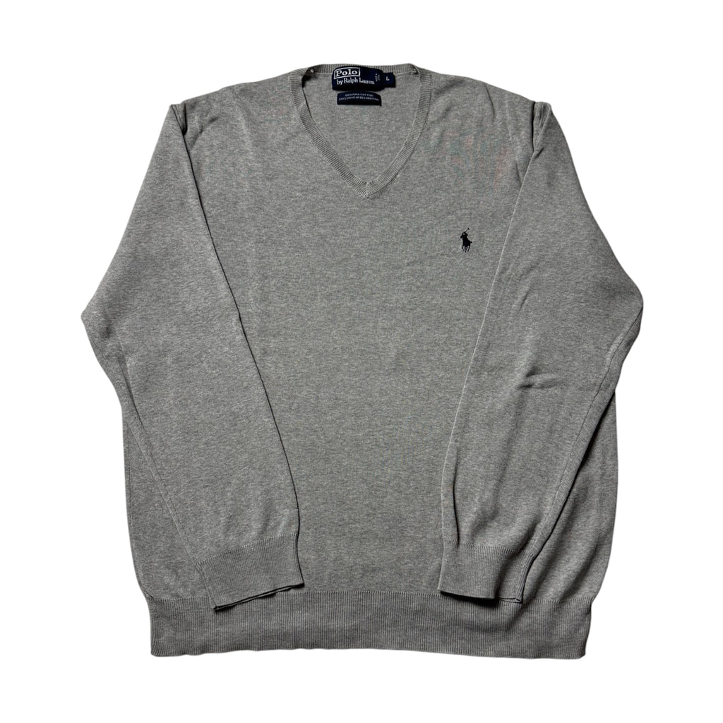 Ralph Lauren Grauer Pullover (L)     *Gebraucht - Ausgezeichnet