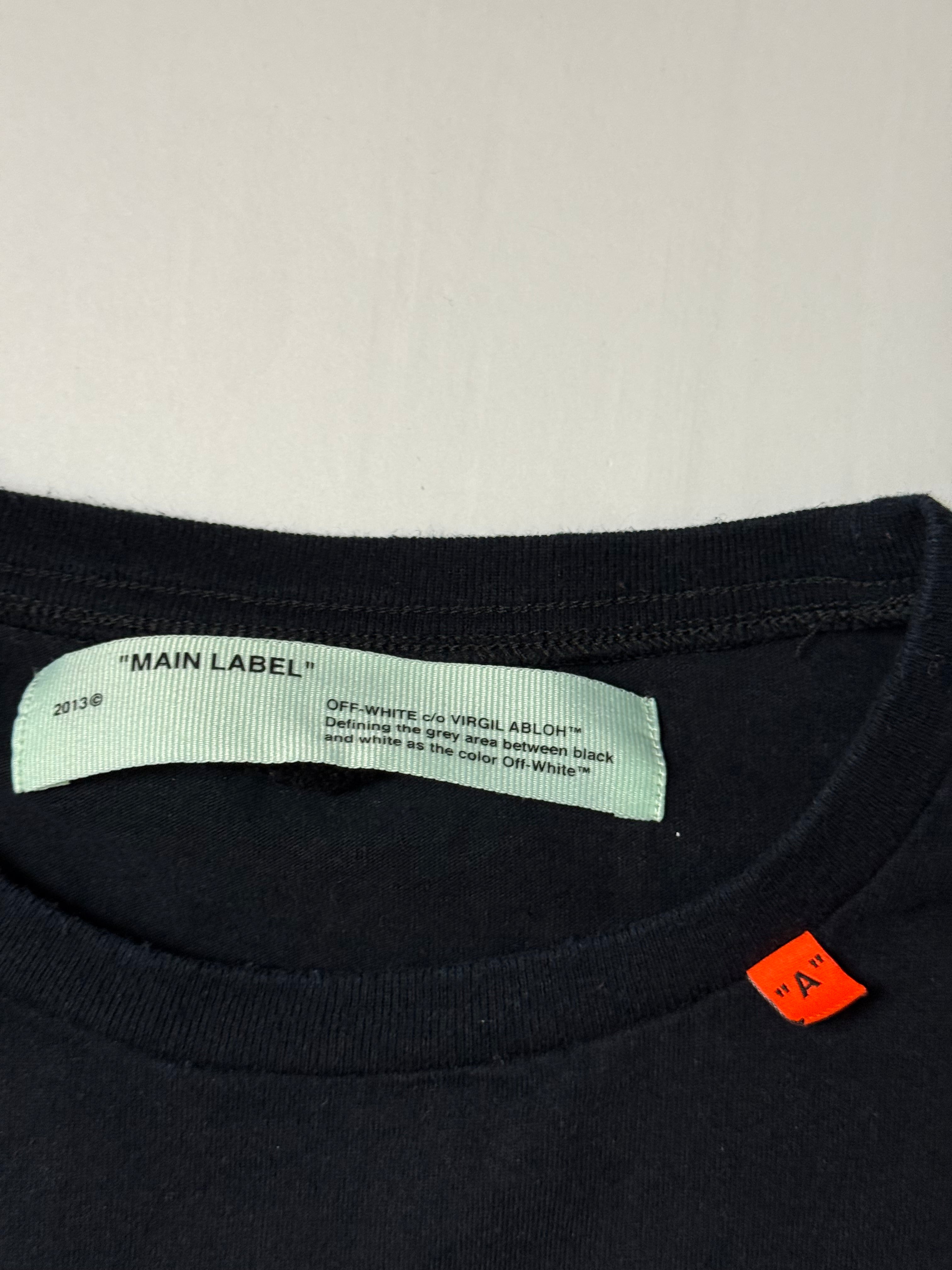 Off-White Black T-Shirt (M) *Gebraucht - Ausgezeichnet