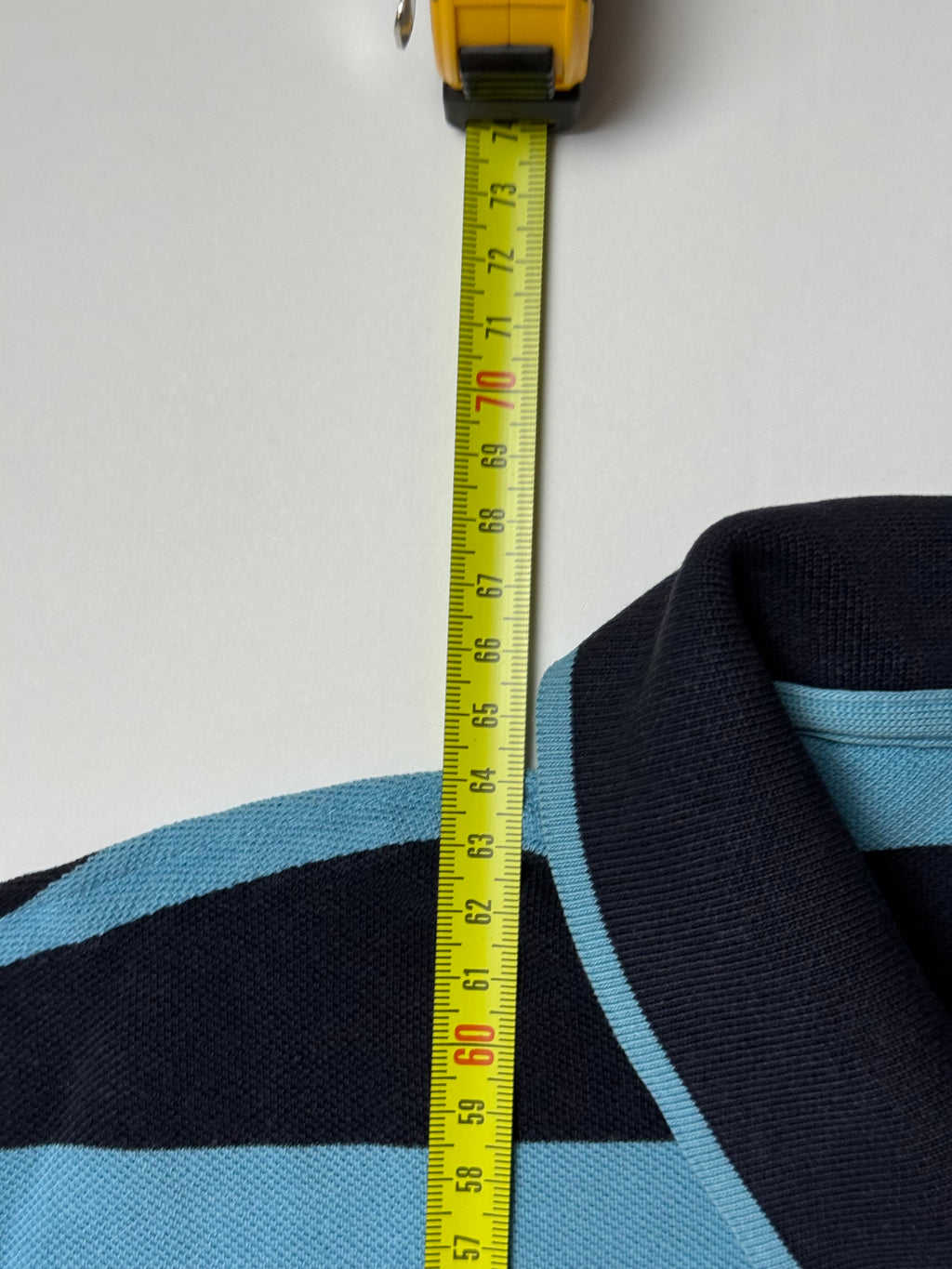 Lacoste Blue Langarm-Poloshirt (M) *Gebraucht - Ausgezeichnet