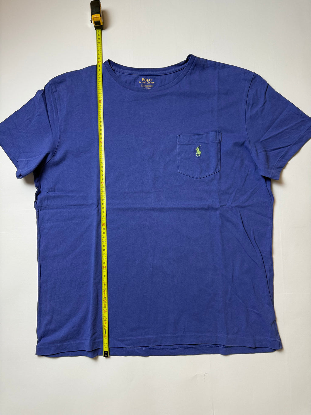 Polo Ralph Lauren Blaues T-Shirt (L)        *Gebraucht - Ausgezeichneter Zustand