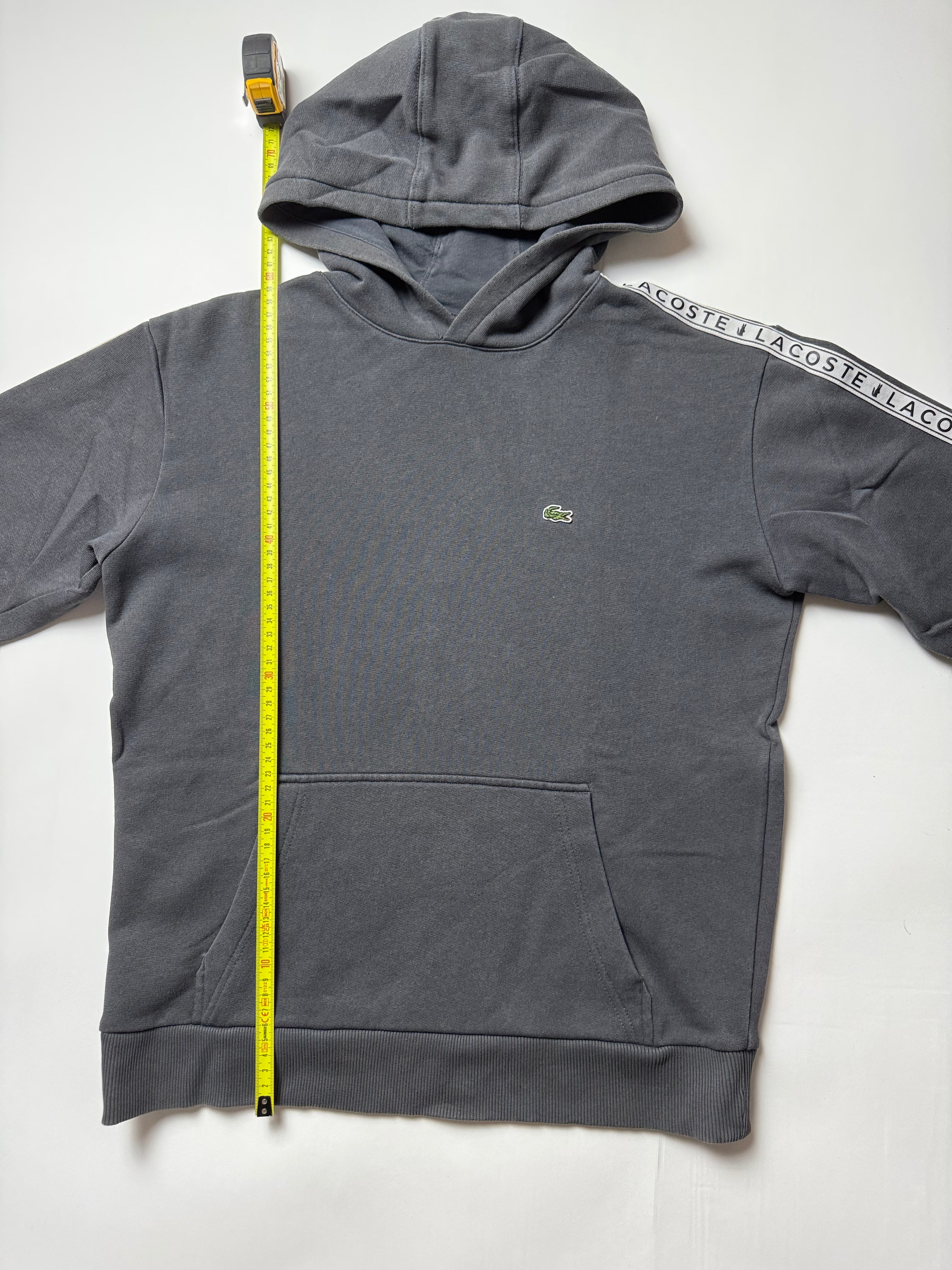 Lacoste Grey Hoodie (S fit)     *Használt - Kiváló