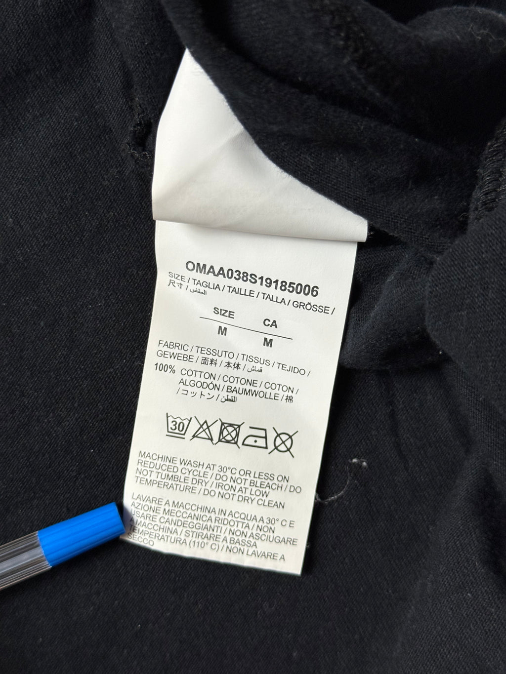 Off-White Black T-Shirt (M) *Gebraucht - Ausgezeichnet