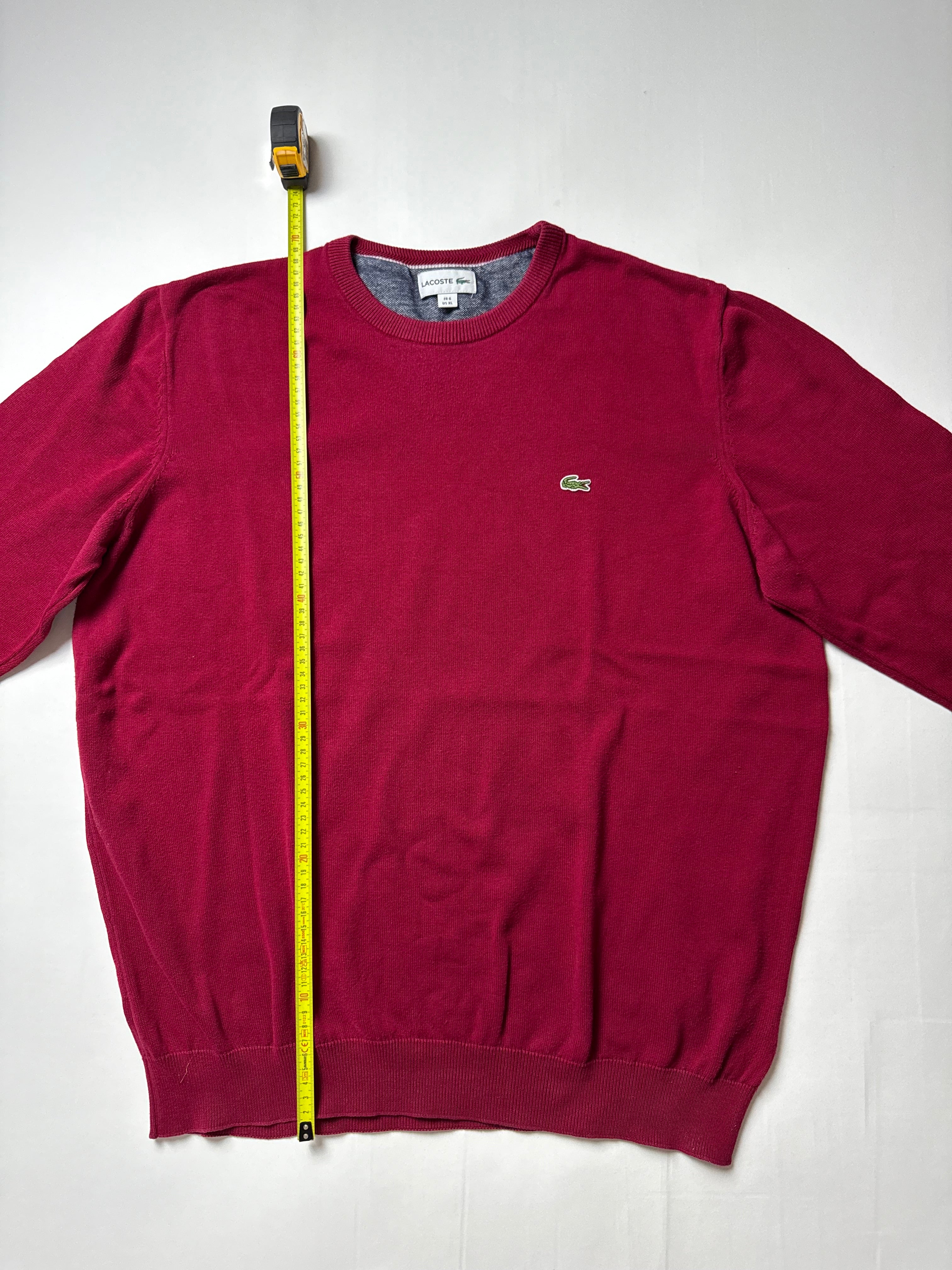 Lacoste Roter Pullover (XL)     *Gebraucht - Ausgezeichnet