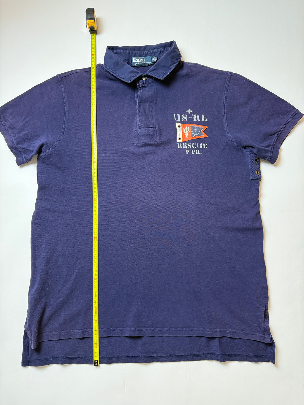 Polo Ralph Lauren Navy Blue Polo Shirt (XL) *Használt -Kiváló