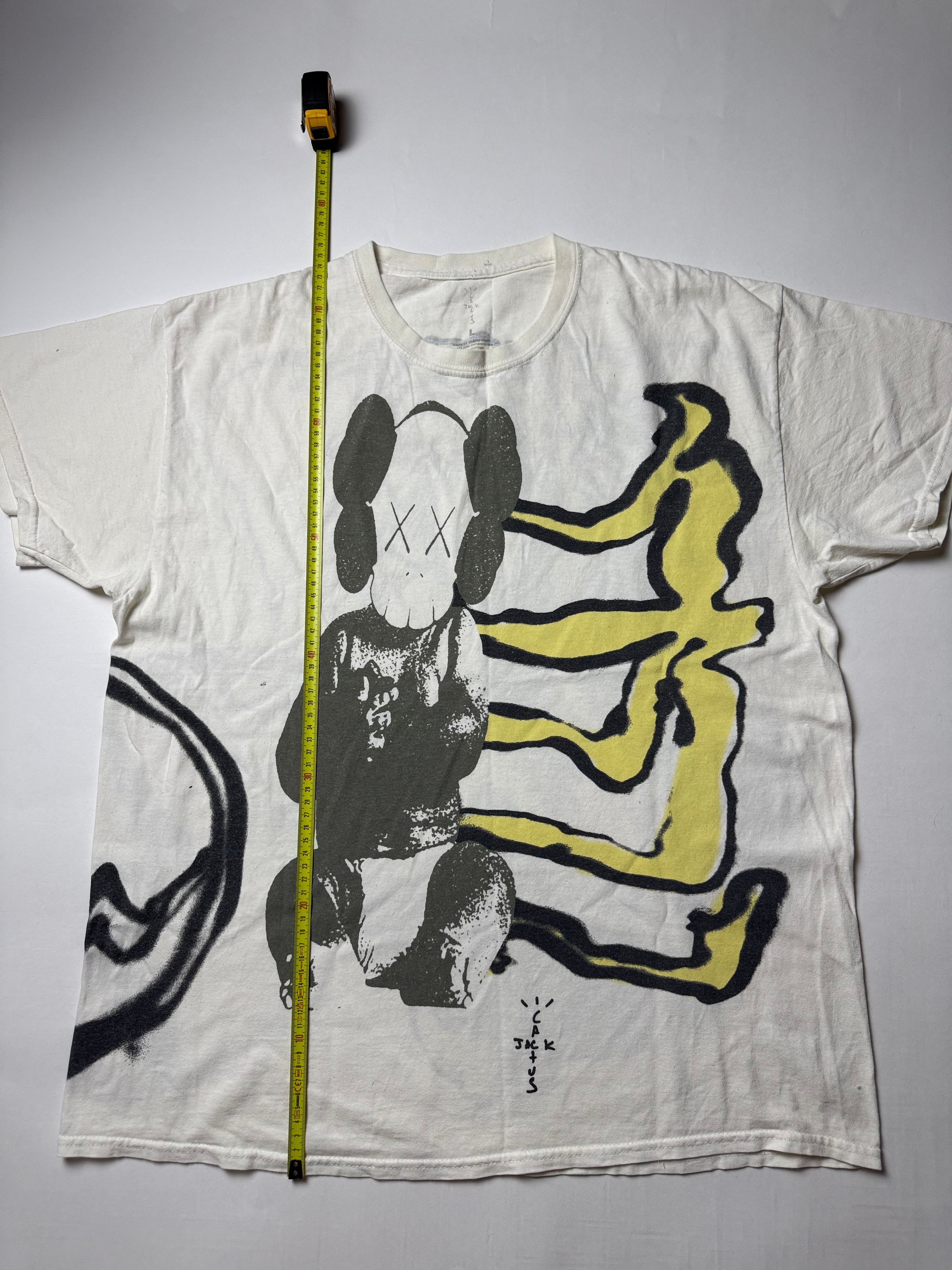 Travis Scott Cactus Jack x Kaws T-Shirt (L)    *Gebraucht - Ausgezeichnet