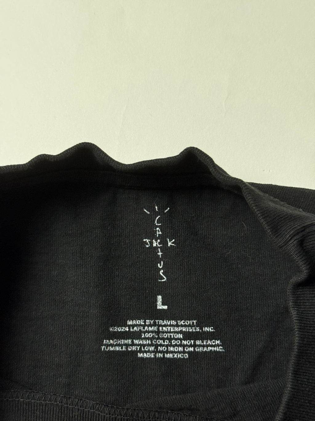 Travis Scott Black T-Shirt     *Used