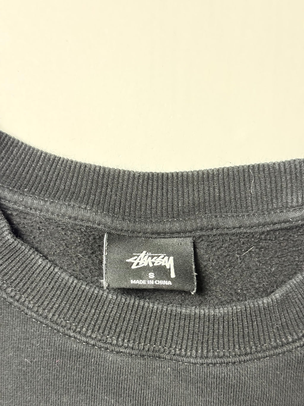 Stüssy Black Sweater (S)    *Használt - Kiváló