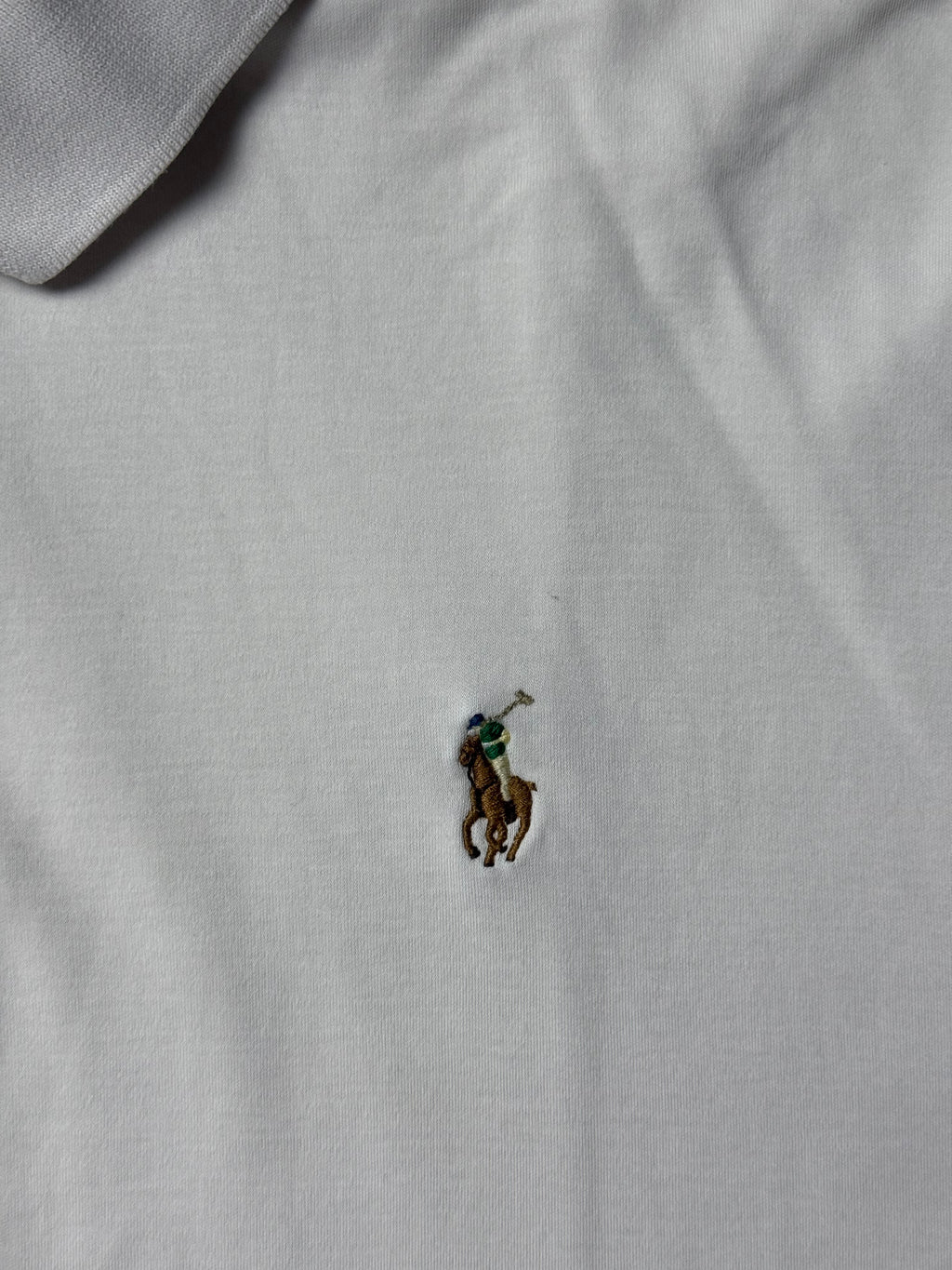 Ralph Lauren Oxford Logo White Polo Shirt      *Használt - Kiváló