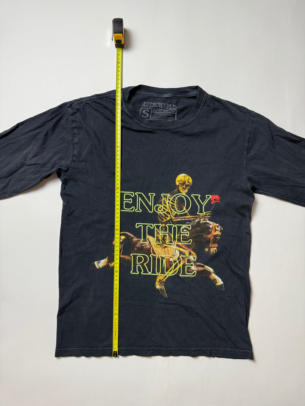 Travis Scott Langarm-T-Shirt (S) *Gebraucht - Ausgezeichnet
