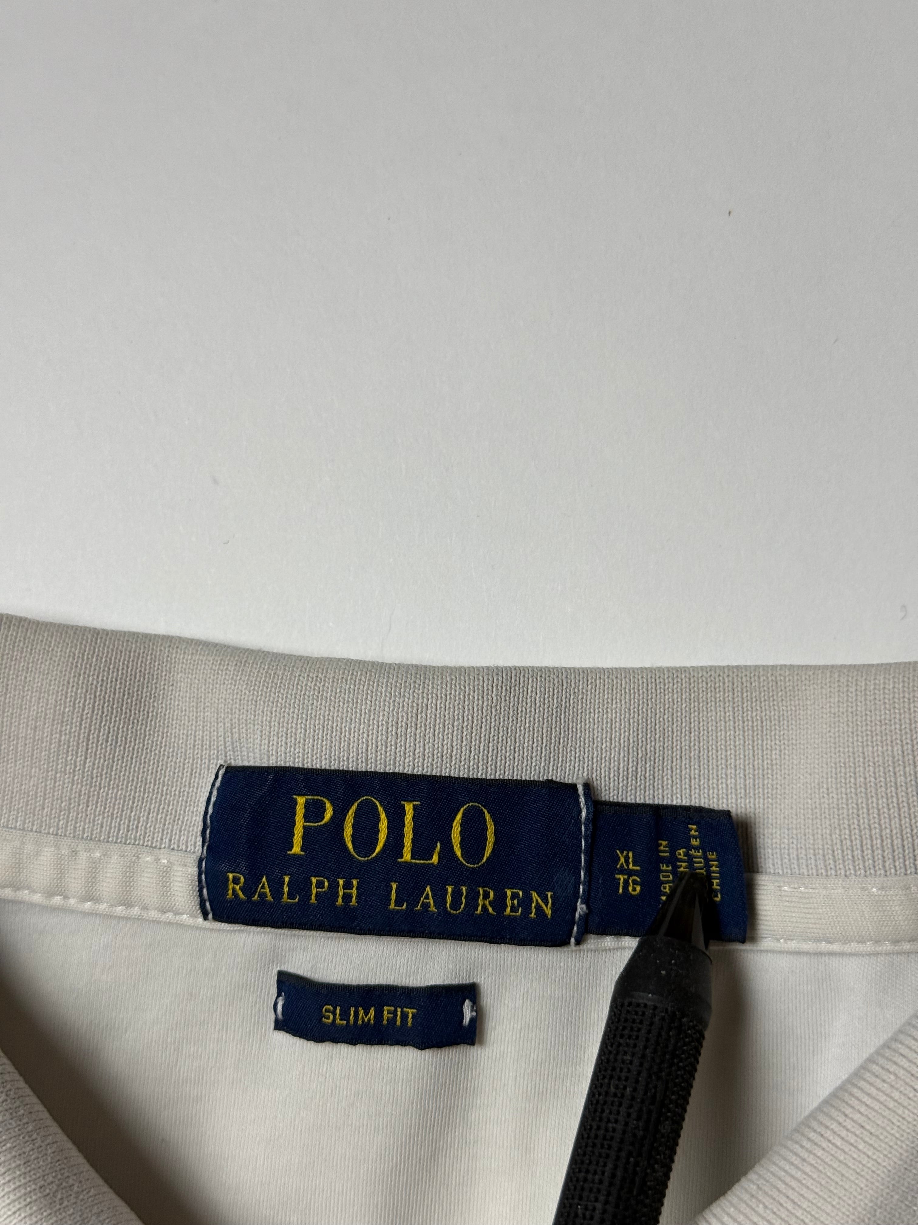 Ralph Lauren Oxford Logo White Polo Shirt      *Használt - Kiváló