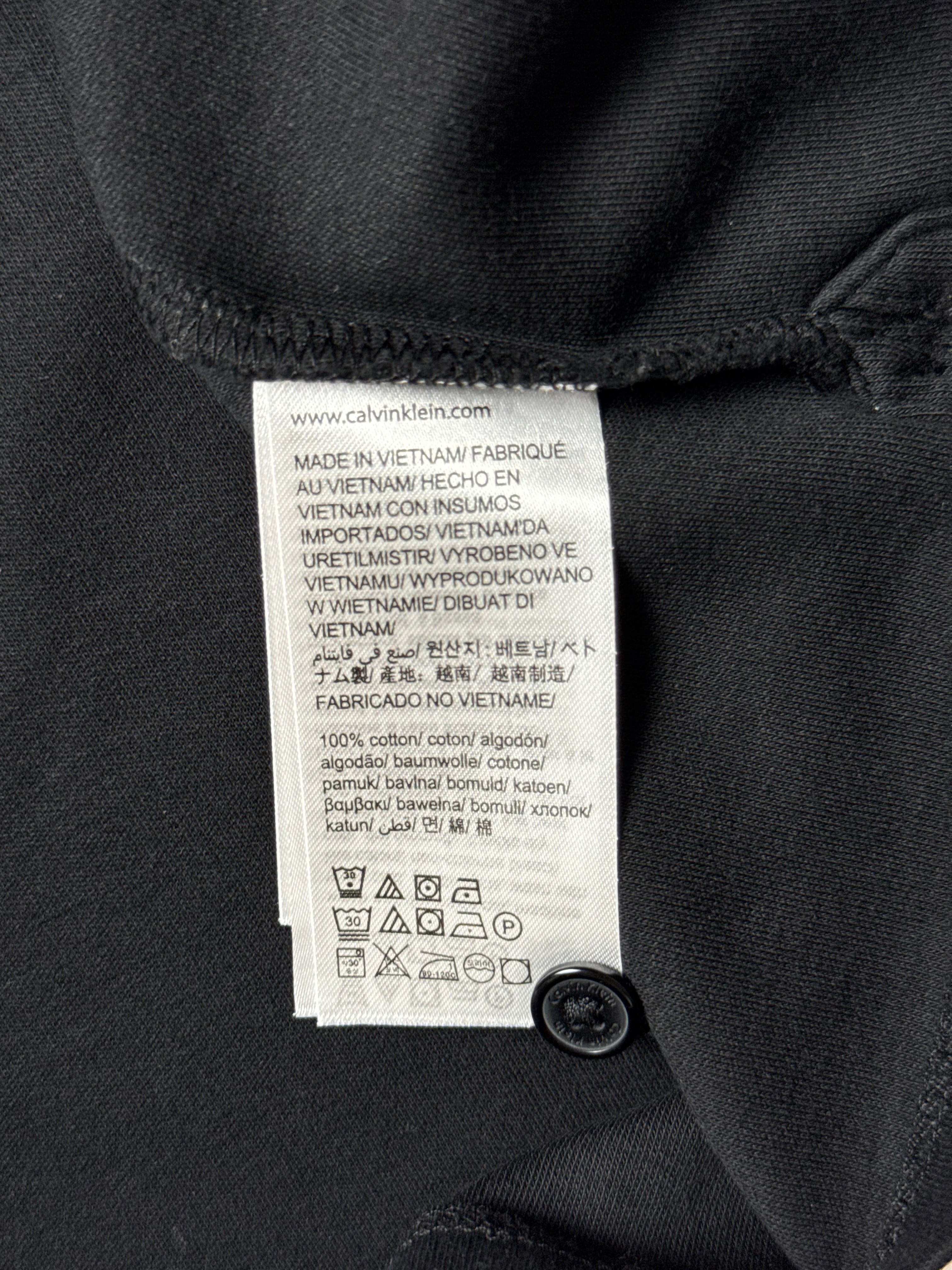 Calvin Klein Black Polo Shirt (S)       *Használt - Kiváló