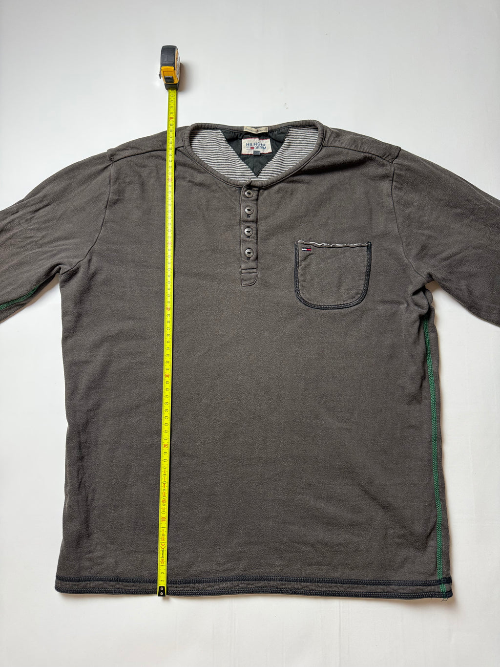Tommy Hilfiger Henley Sweater (L)    *Használt - Kiváló