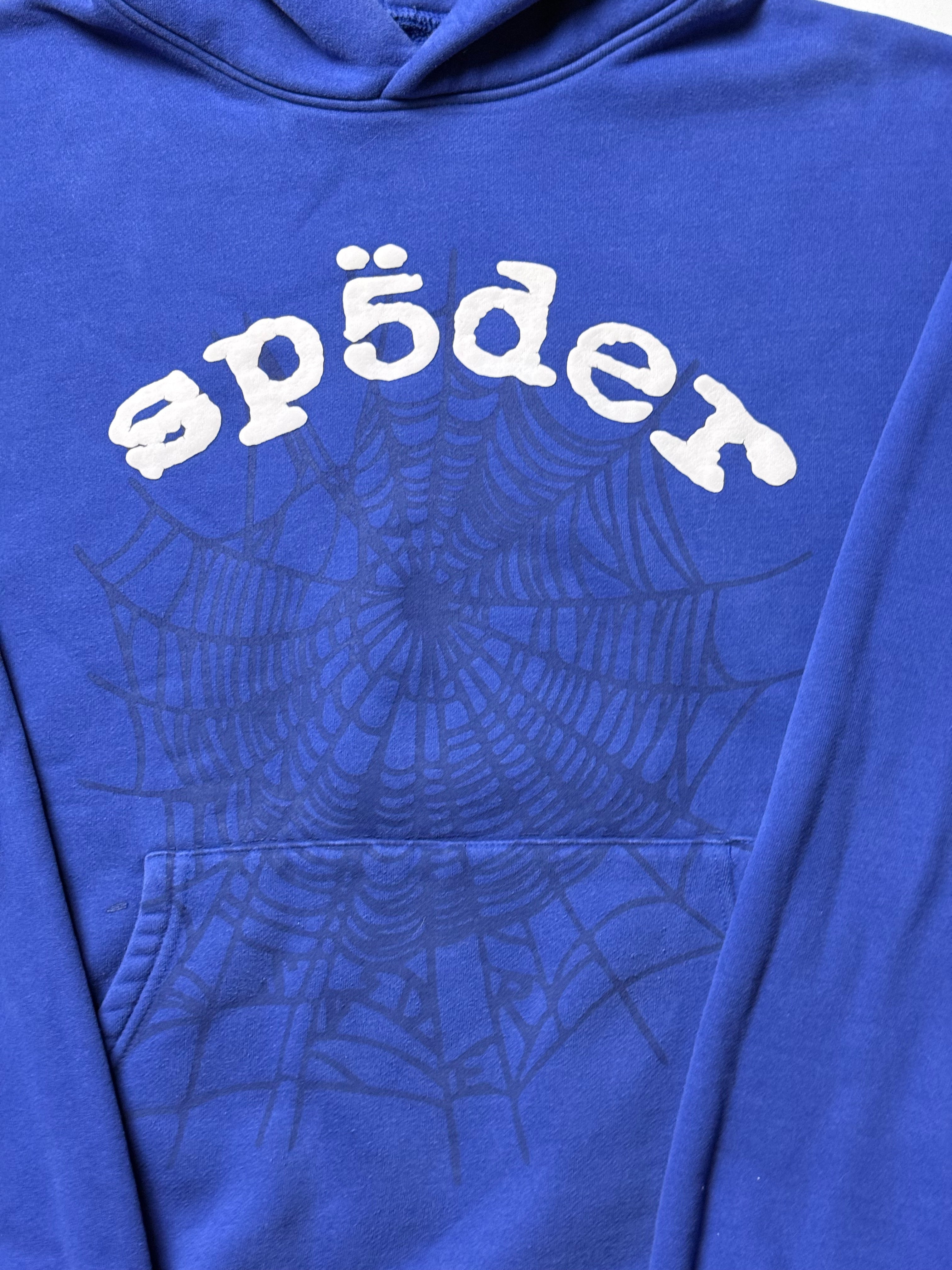 Sp5der Blue Hoodie (L)              *Használt - Kiváló